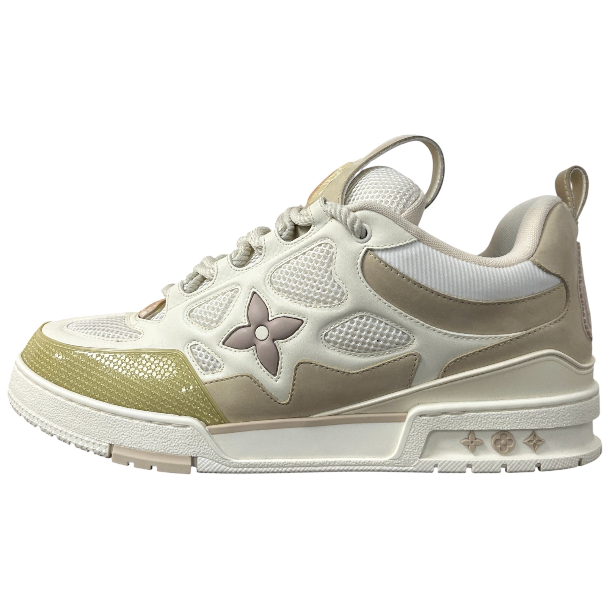 Men's Lv Skate Low Trainers Beige Size EU 45 / UK 11