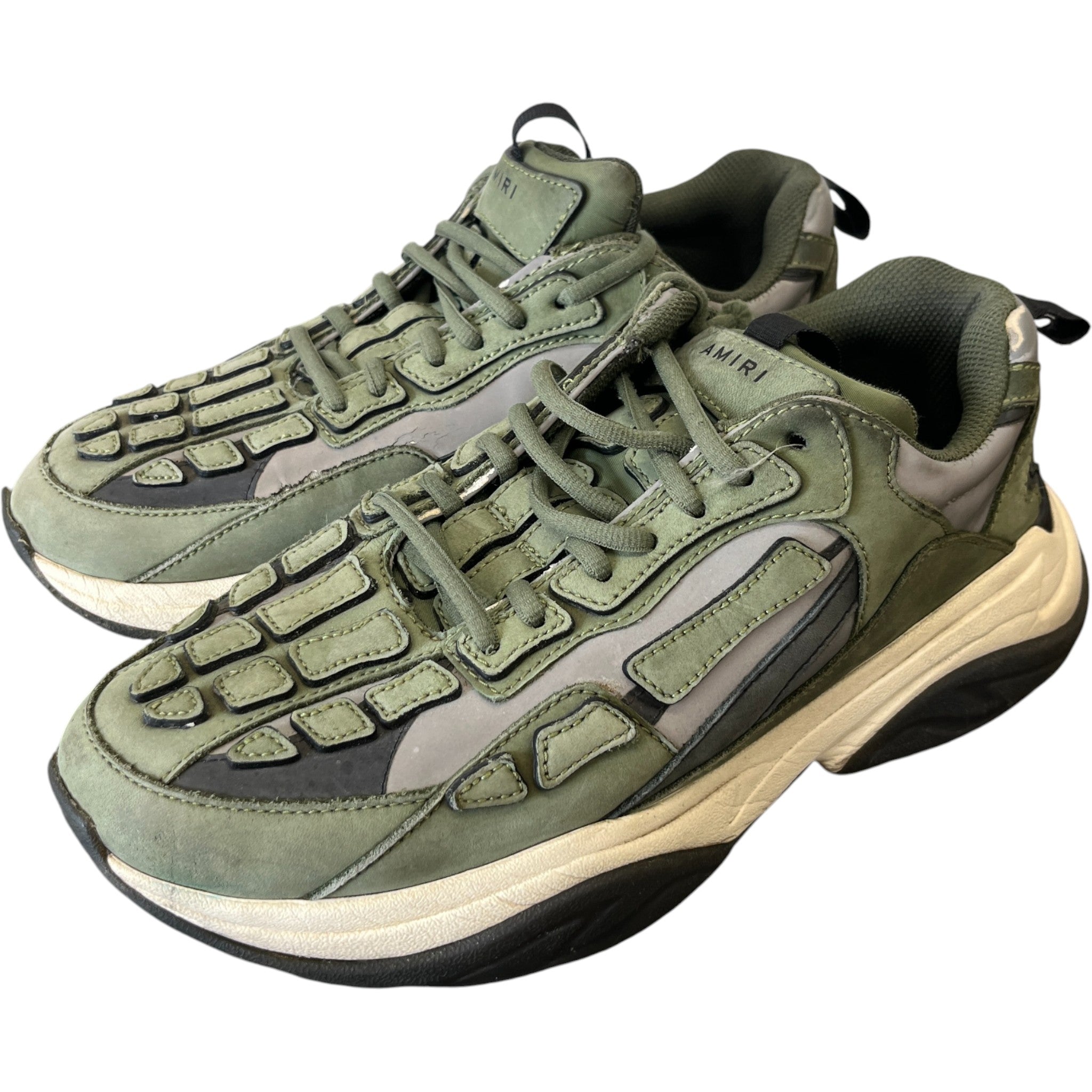 Men's Bone Runner Low Trainers Khaki Size EU 42 / UK 8