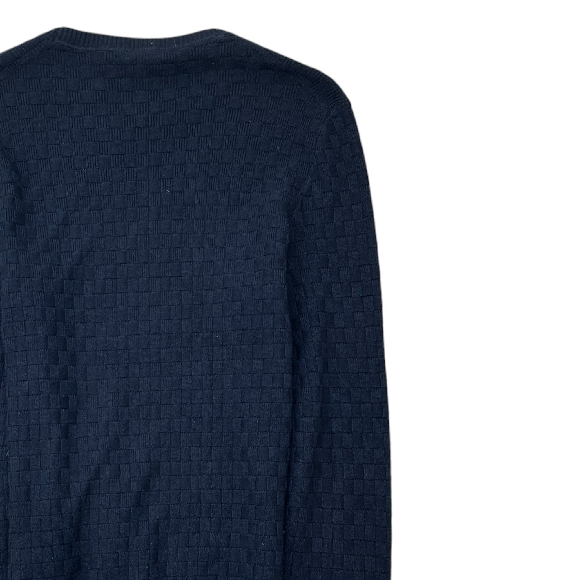 Men's Damier Signature Jumper Navy Size S