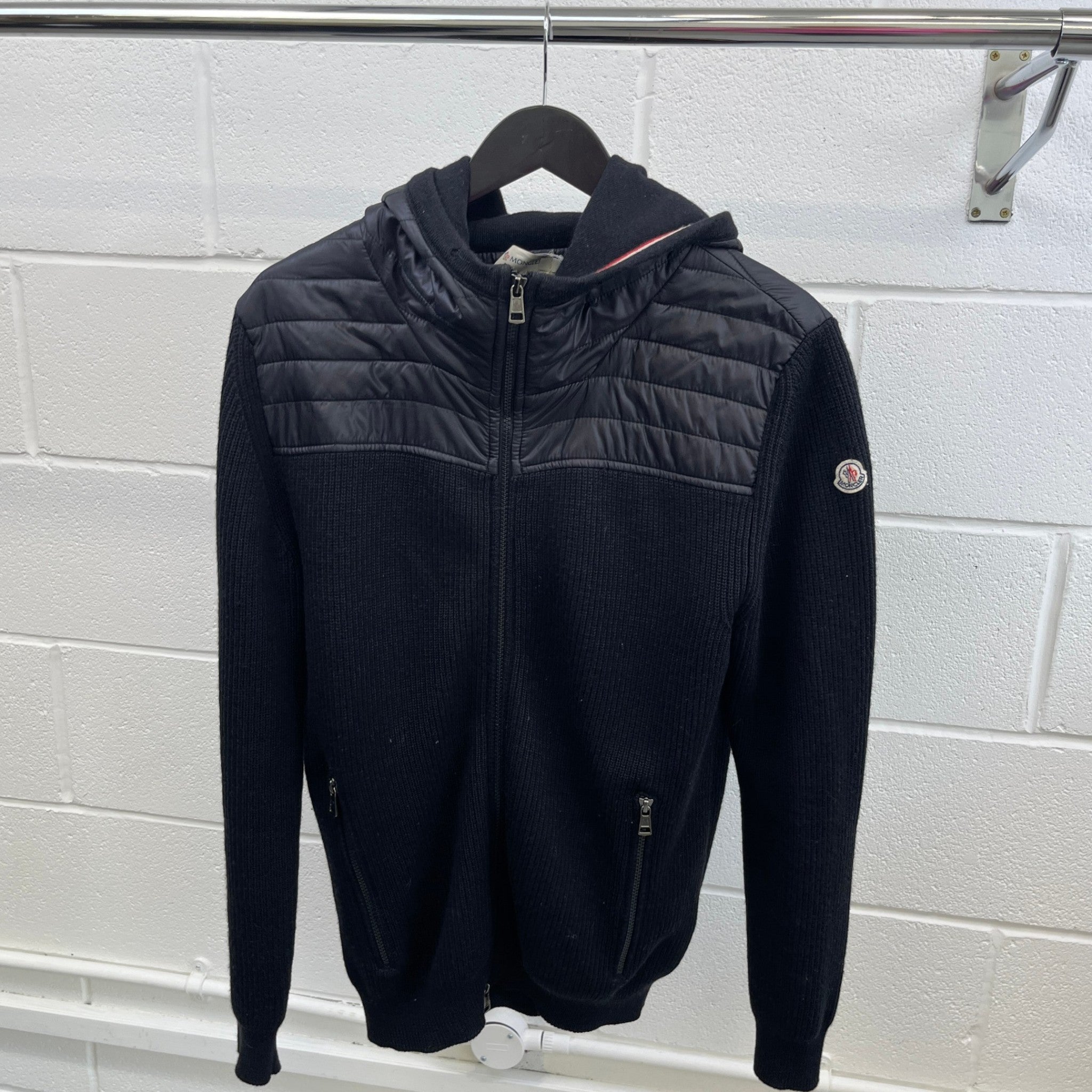 Men's Maglione Tricot Jacket Black Size XL