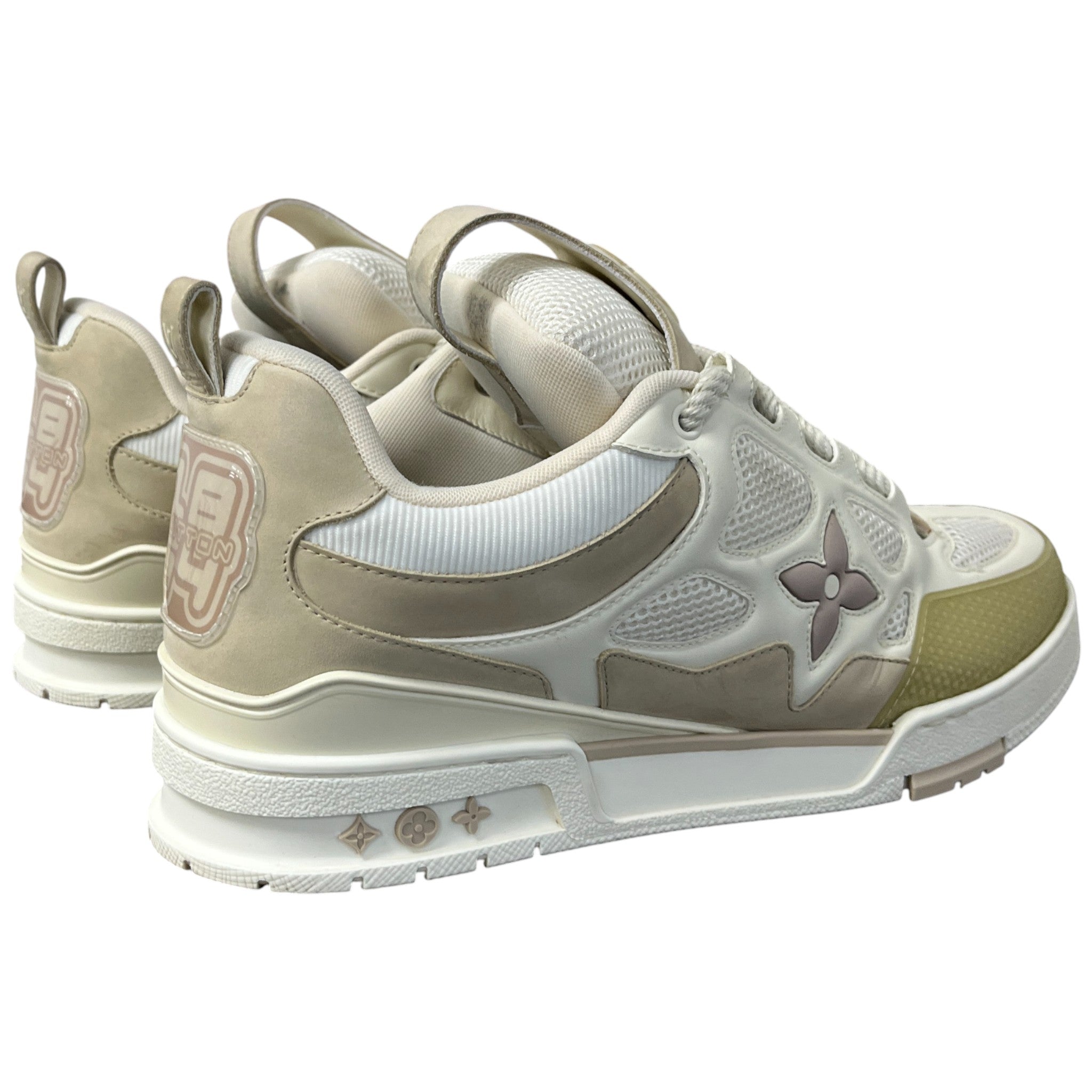 Men's Lv Skate Low Trainers Beige Size EU 45 / UK 11