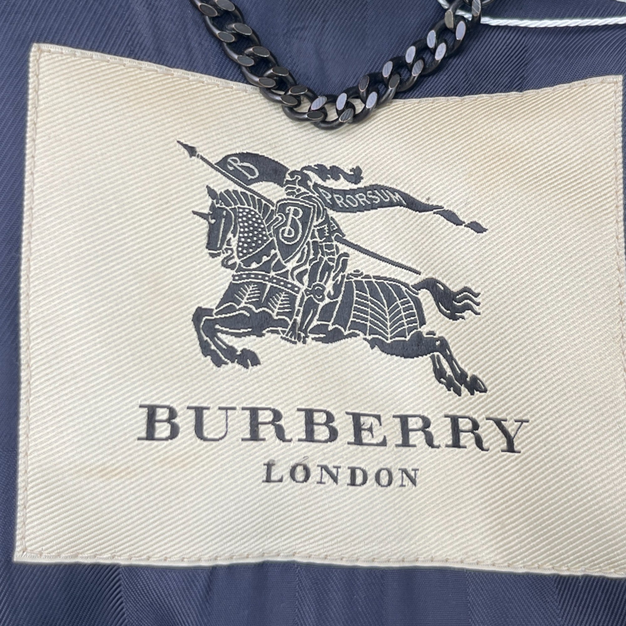 Men's Double Breasted Jacket Black Size IT 52 / XL