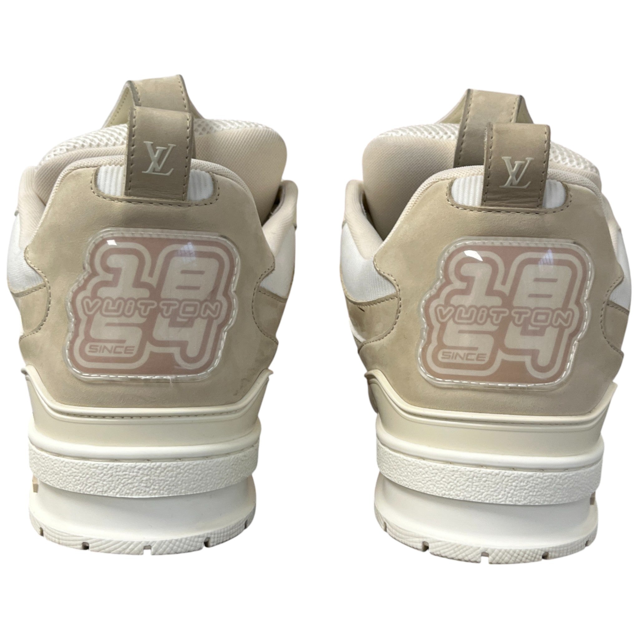 Men's Lv Skate Low Trainers Beige Size EU 45 / UK 11