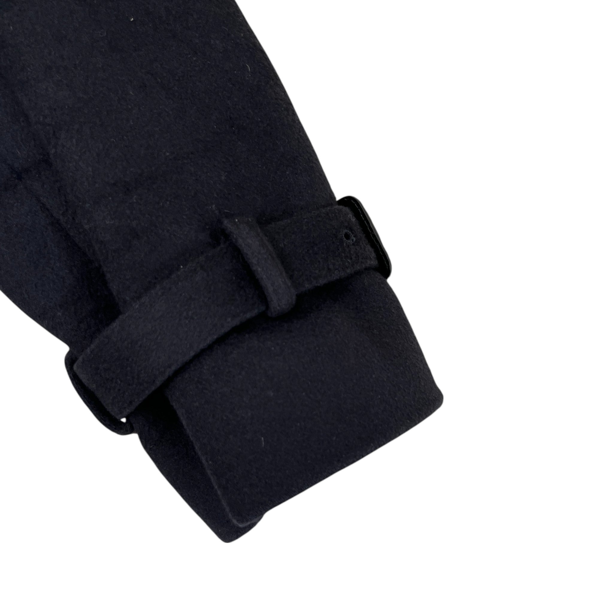 Men's Double Breasted Jacket Black Size IT 52 / XL