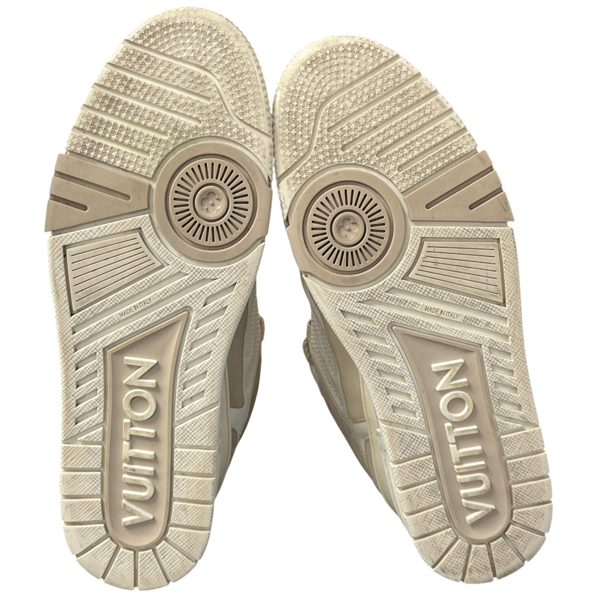 Men's Lv Skate Low Trainers Beige Size EU 45 / UK 11