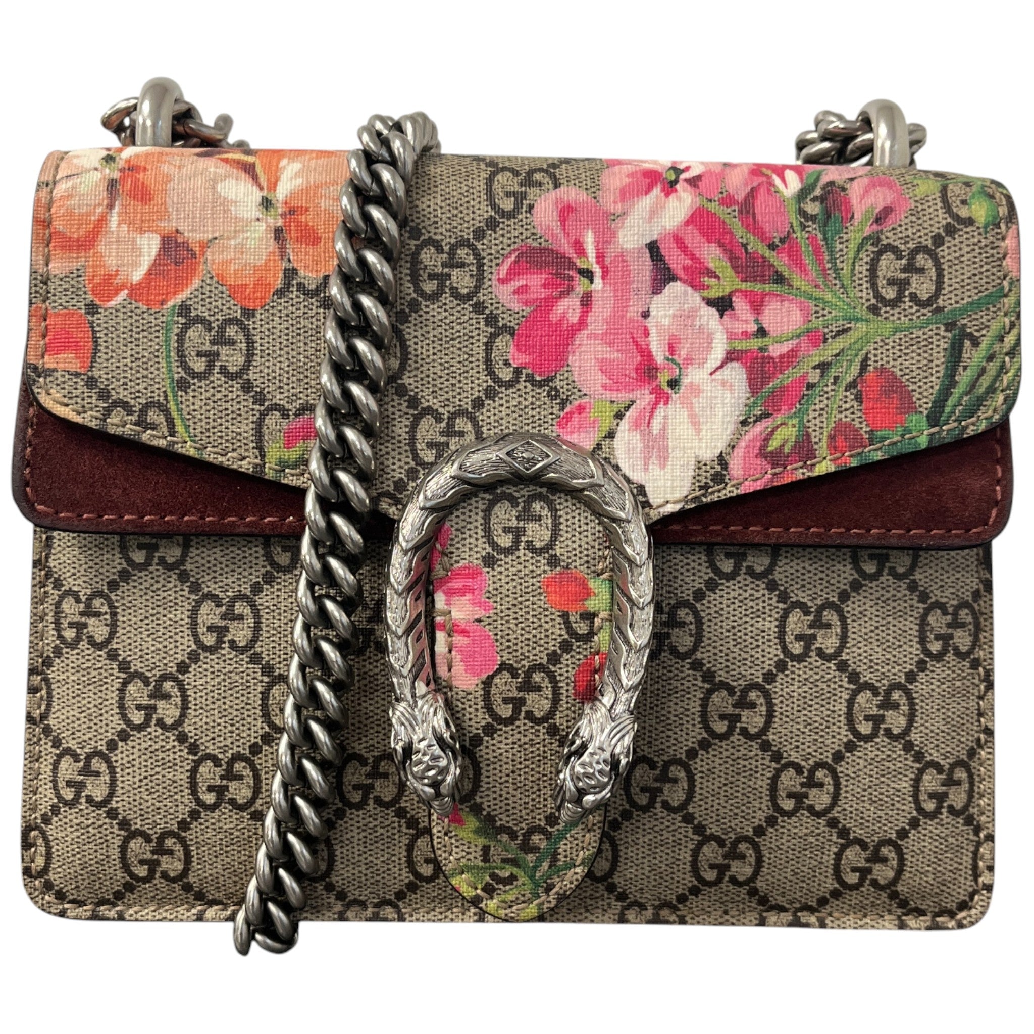 Women's Dionysus Bloom Small Shoulder Bag Beige