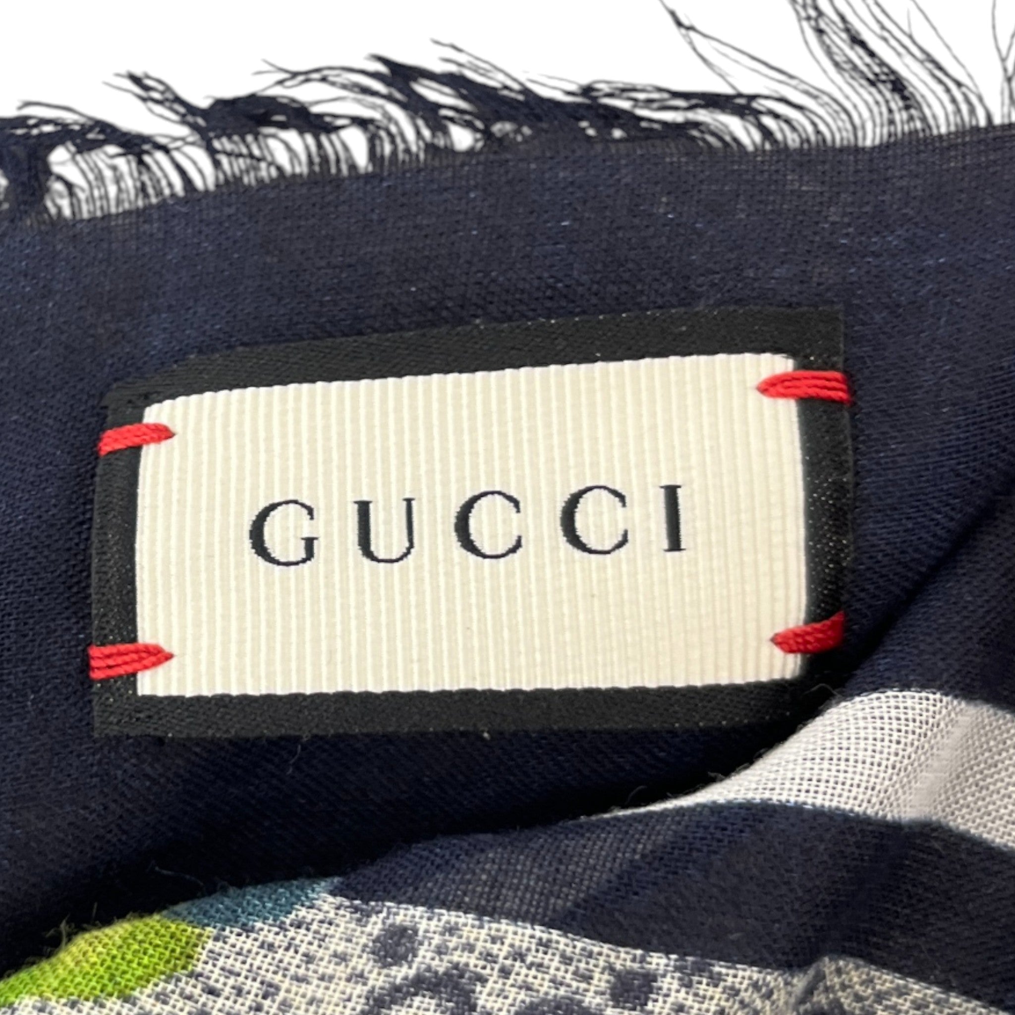 Women's Gg Supreme Bloom Scarf Navy