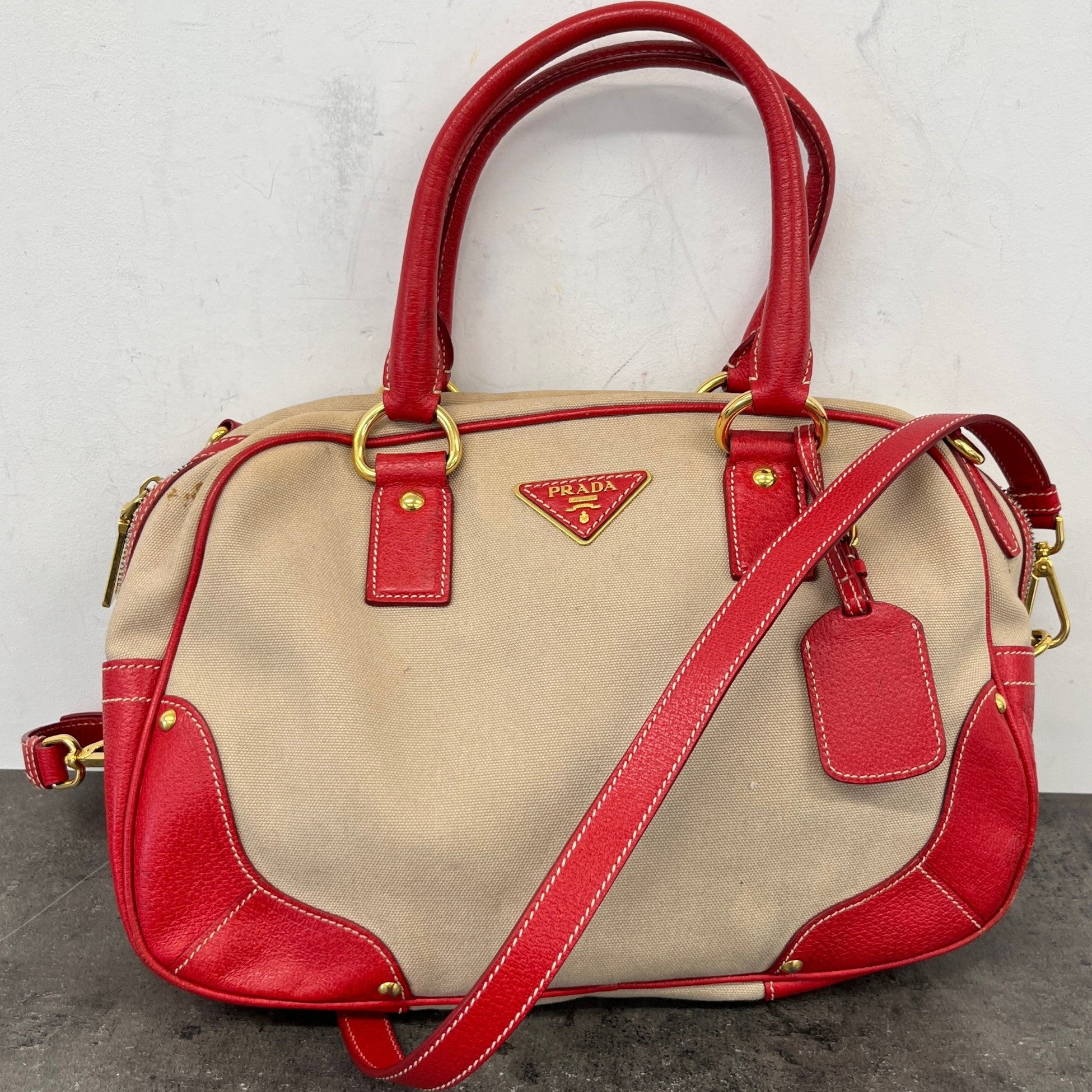 Women's Sac À Main Canapa Handbag Red
