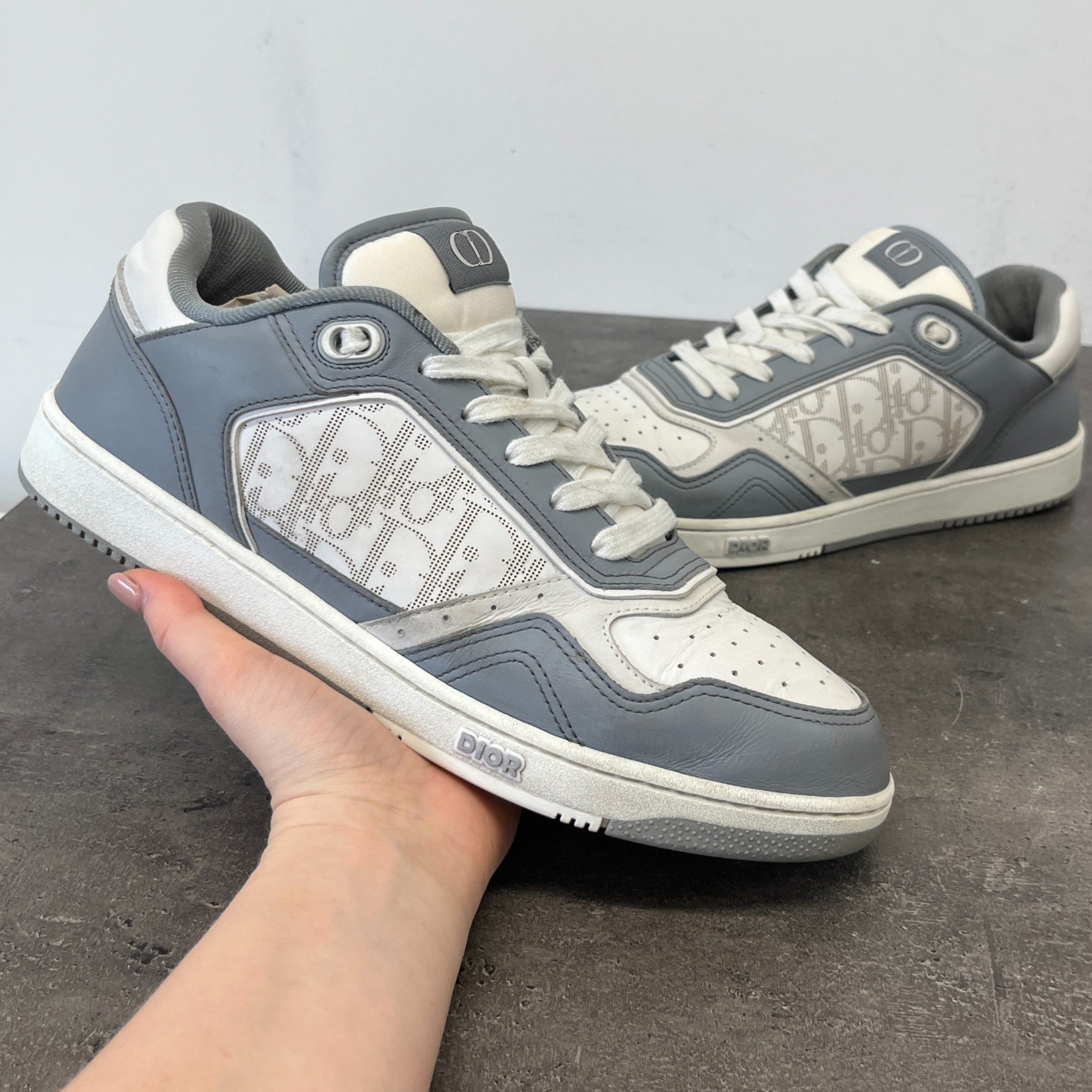 Men's B27 Oblique Low Trainers White Size EU 43 / UK 9