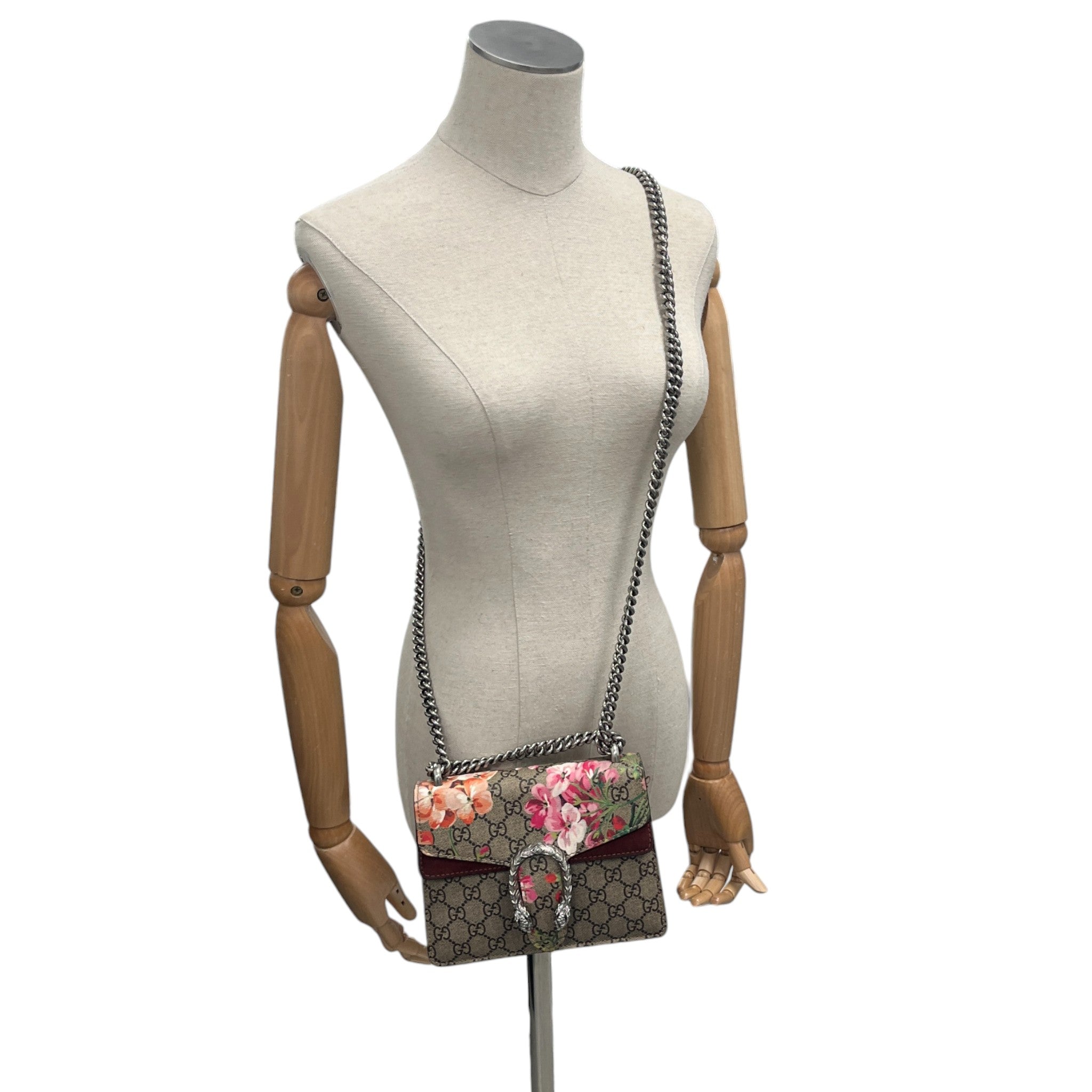 Women's Dionysus Bloom Small Shoulder Bag Beige