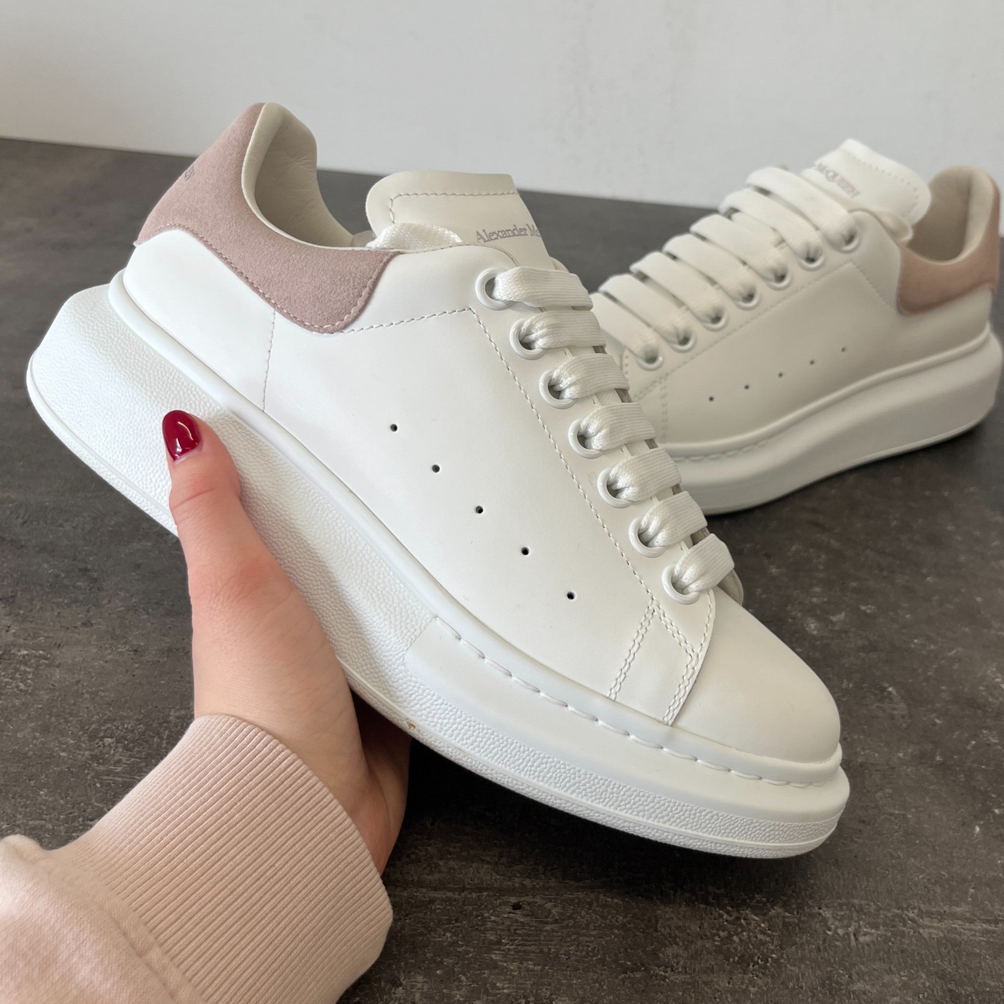 Women's Oversized Low Trainers White Size EU 38 / UK 5