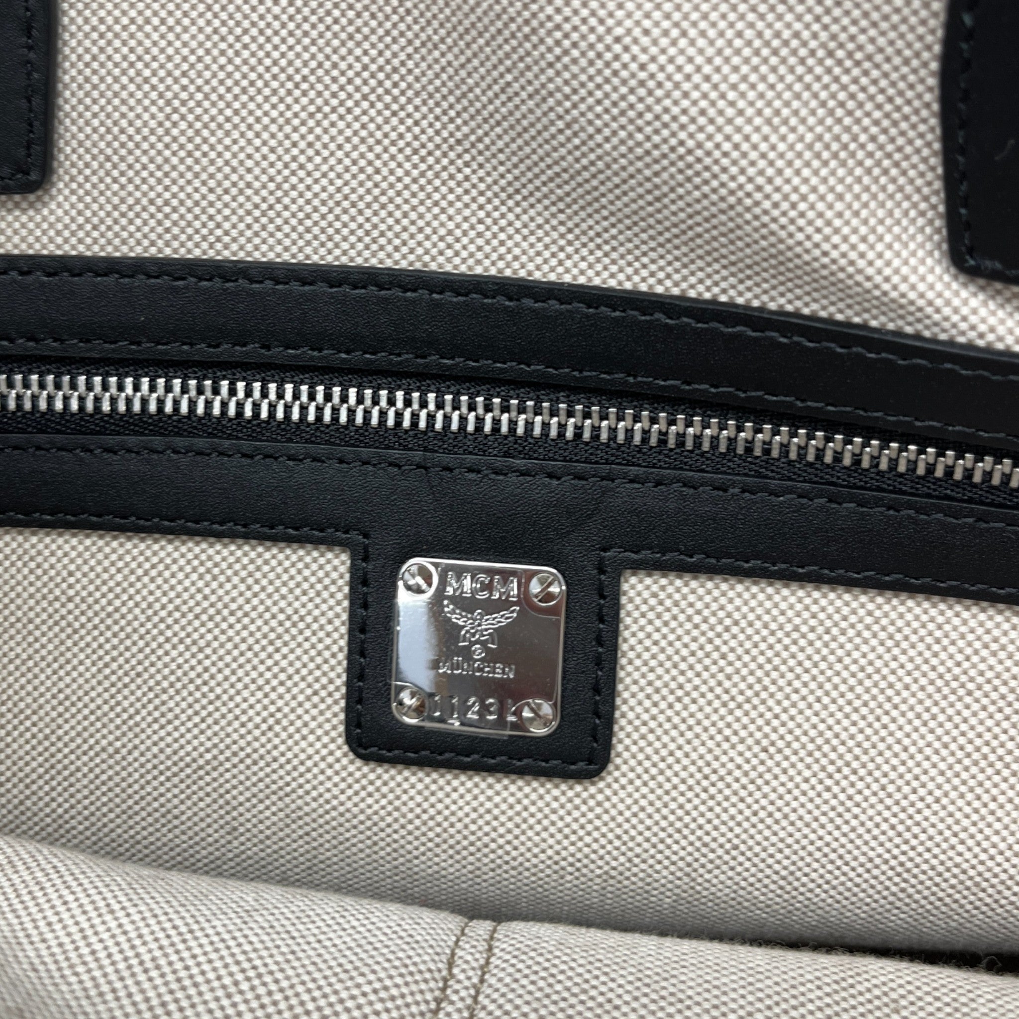 Women's Monogram Large Jacquard Tote Bag Navy