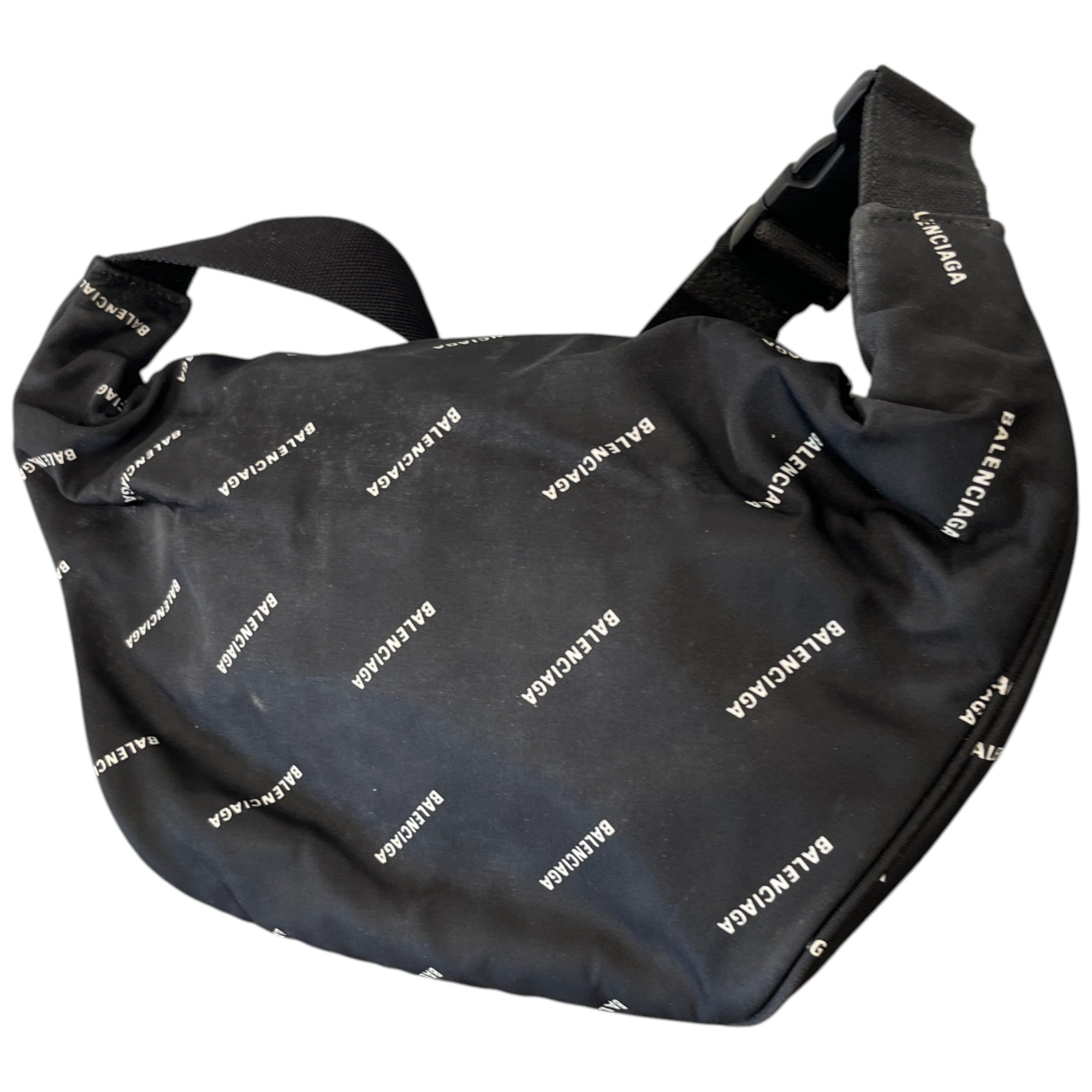 Men's Logo All Over Belt Bag Black