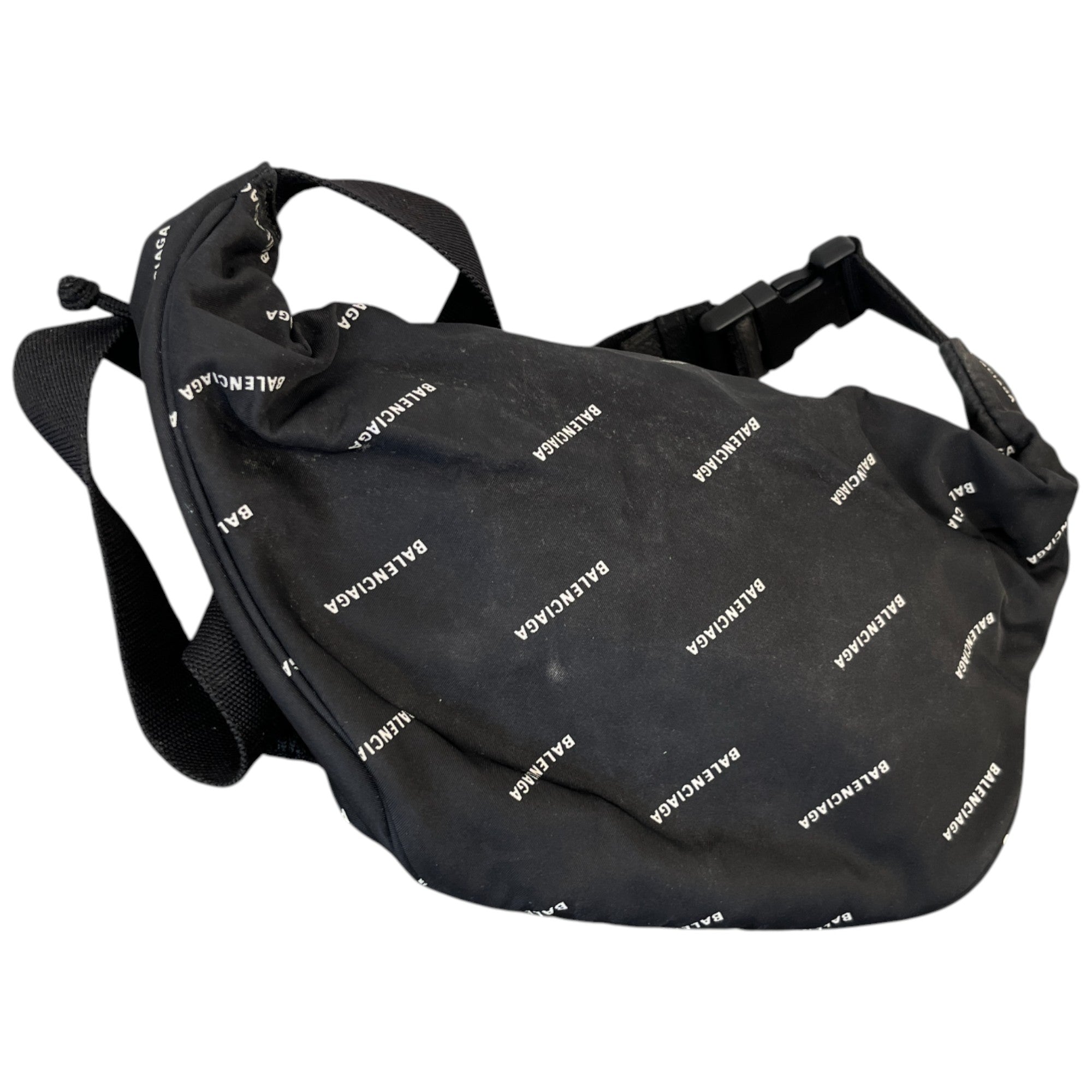 Men's Logo All Over Belt Bag Black