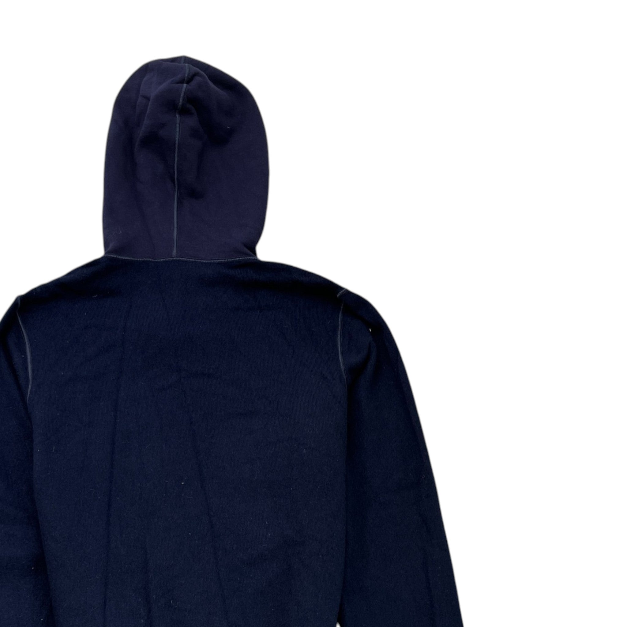 Men's Dg Logo Plaque Zip Up Hoodie Navy Size IT 50 / UK L