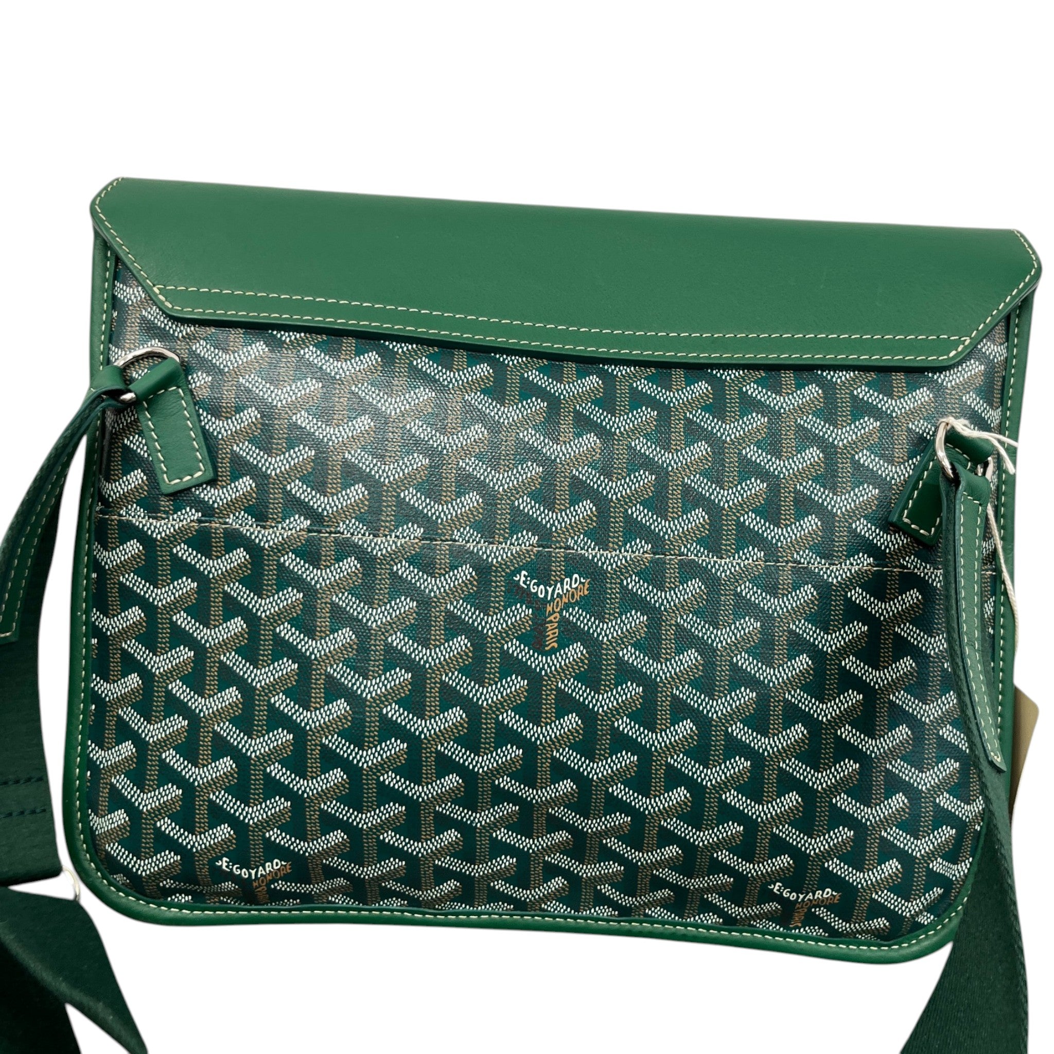 Men's Coursier Messenger Bag Green