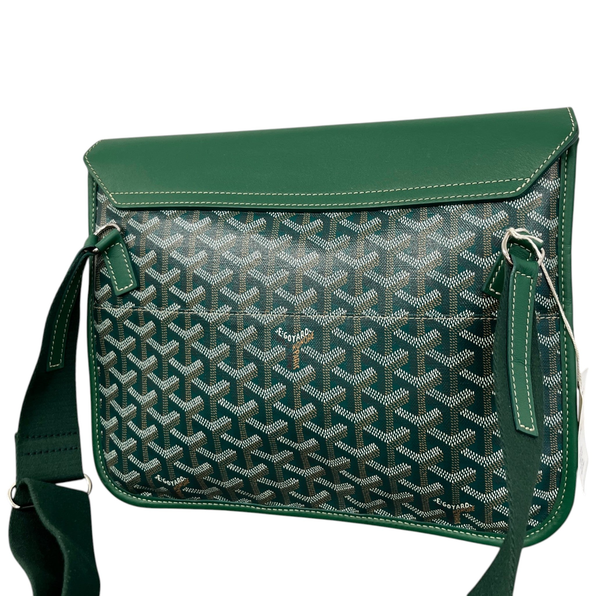 Men's Coursier Messenger Bag Green