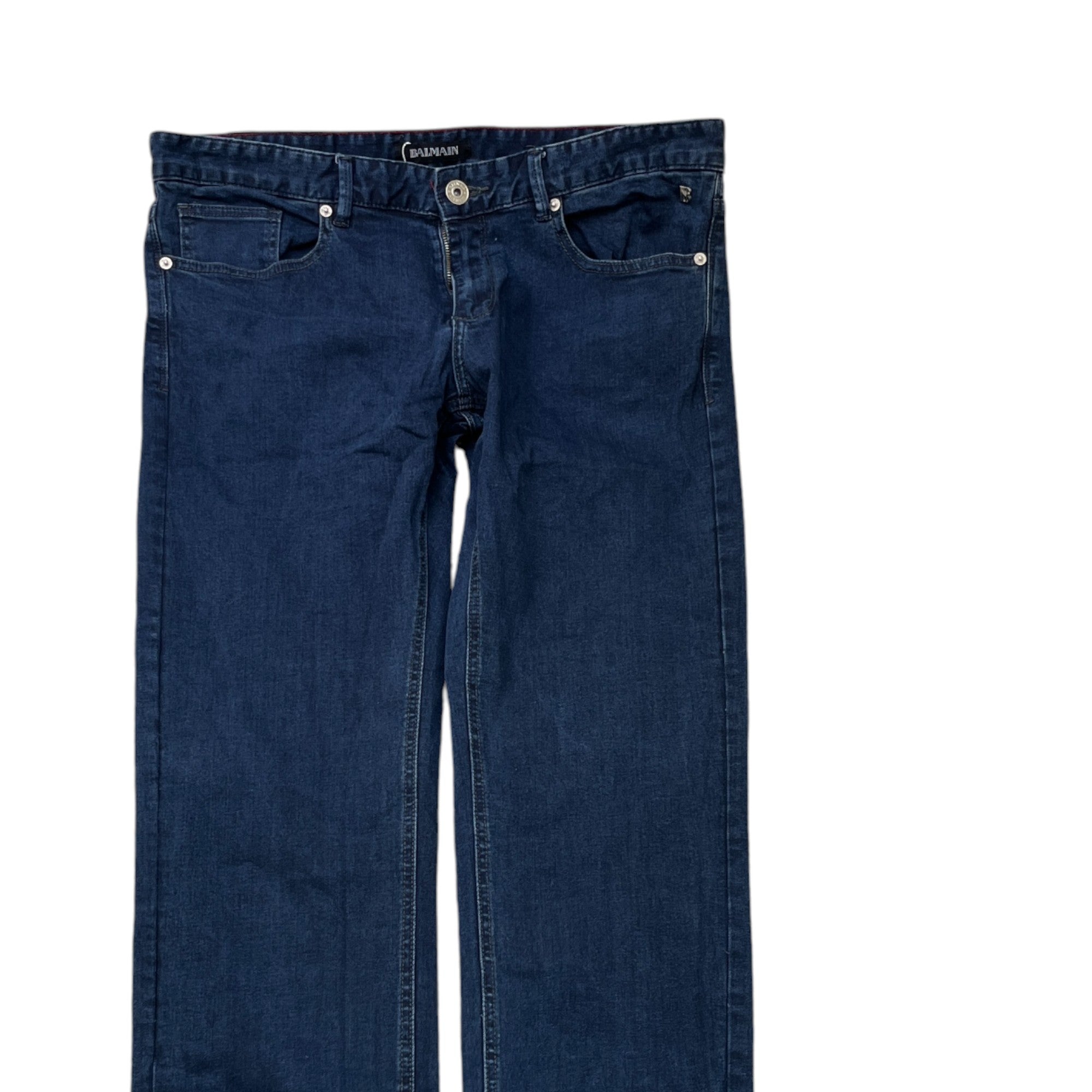 Men's B Logo Jeans Blue Size Waist 36"