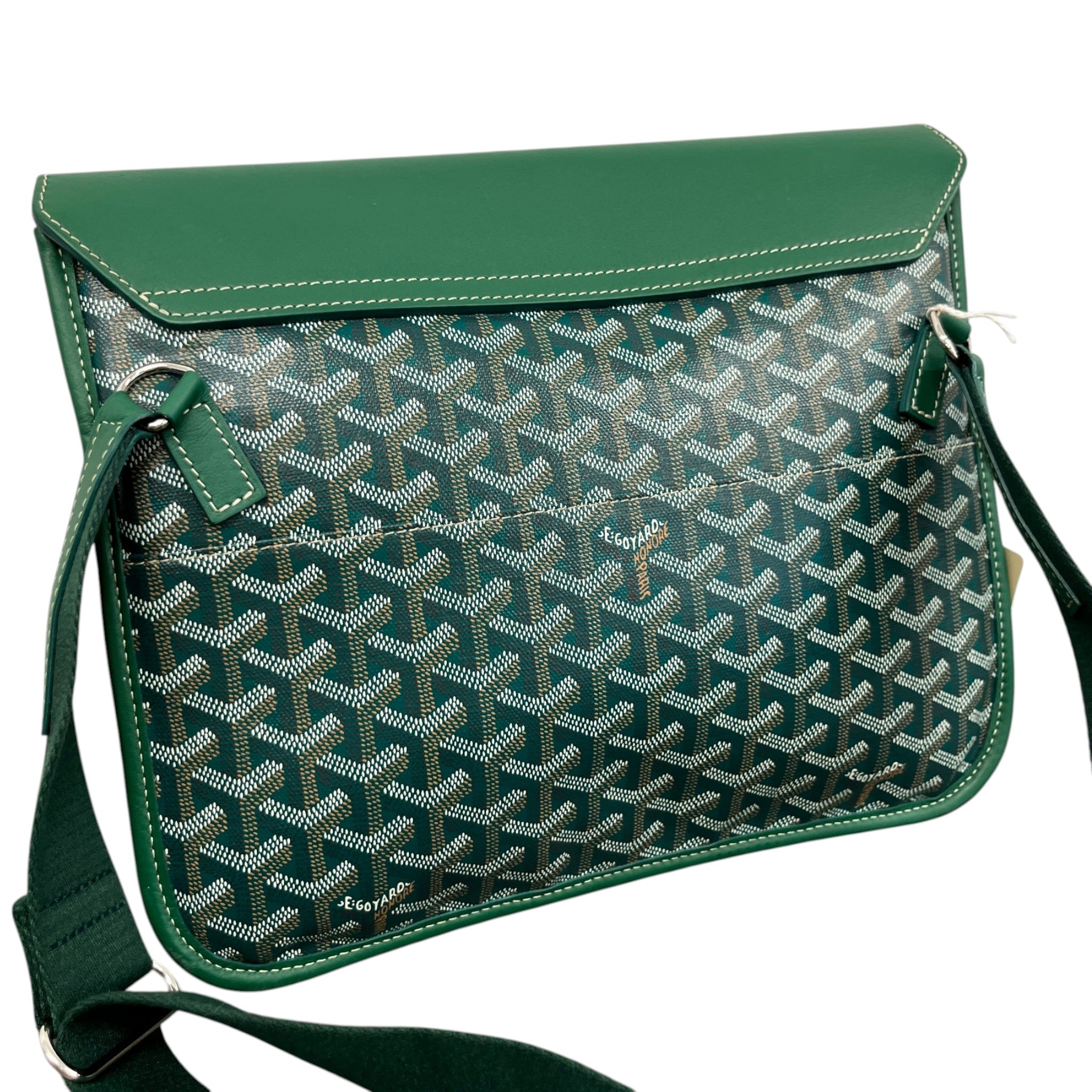 Men's Coursier Messenger Bag Green