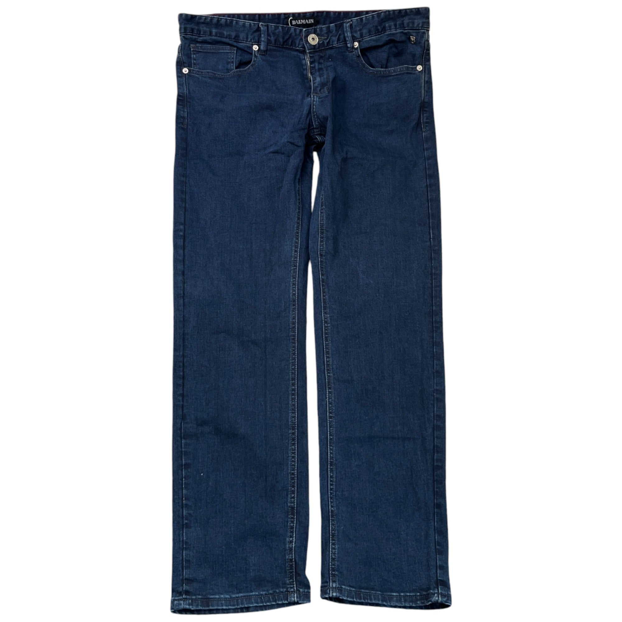 Men's B Logo Jeans Blue Size Waist 36"