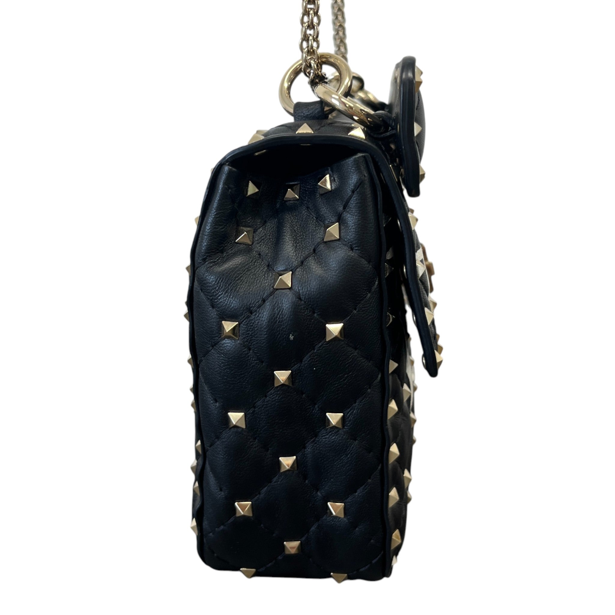 Women's Rock Stud Handbag Black