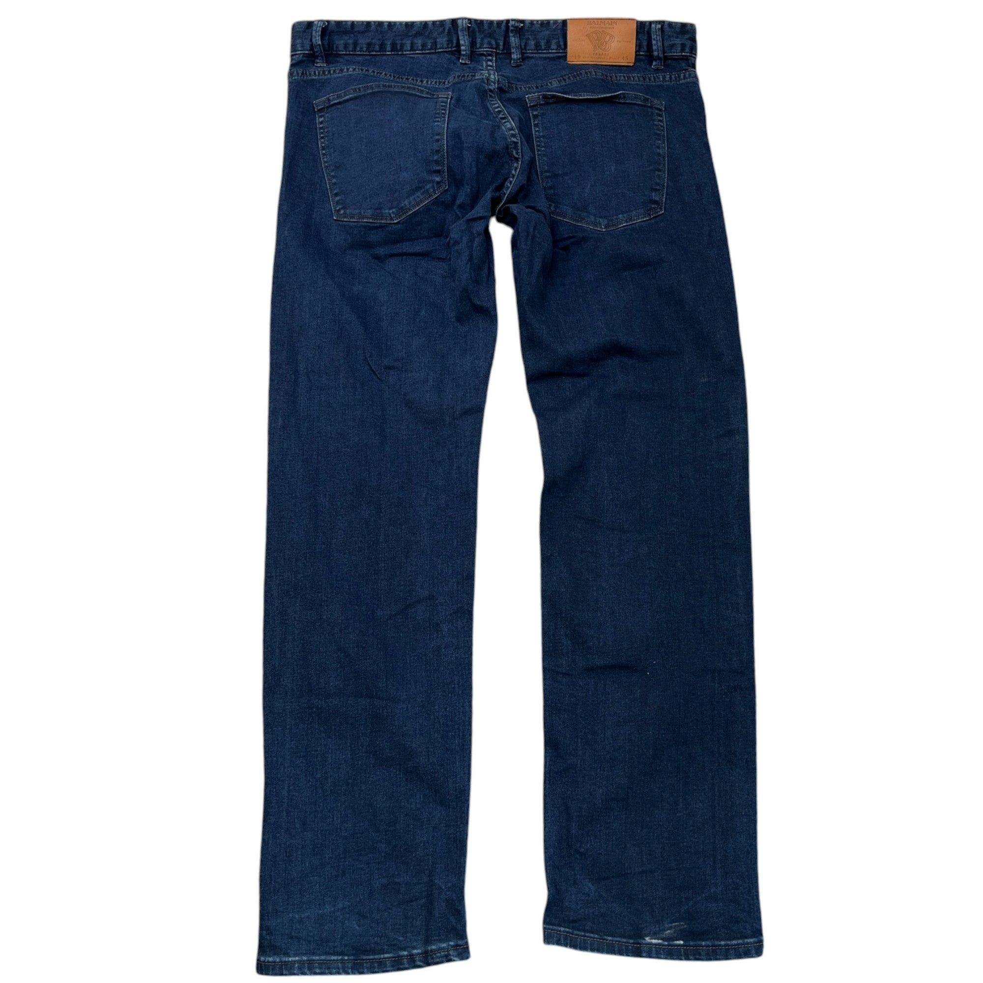 Men's B Logo Jeans Blue Size Waist 36"