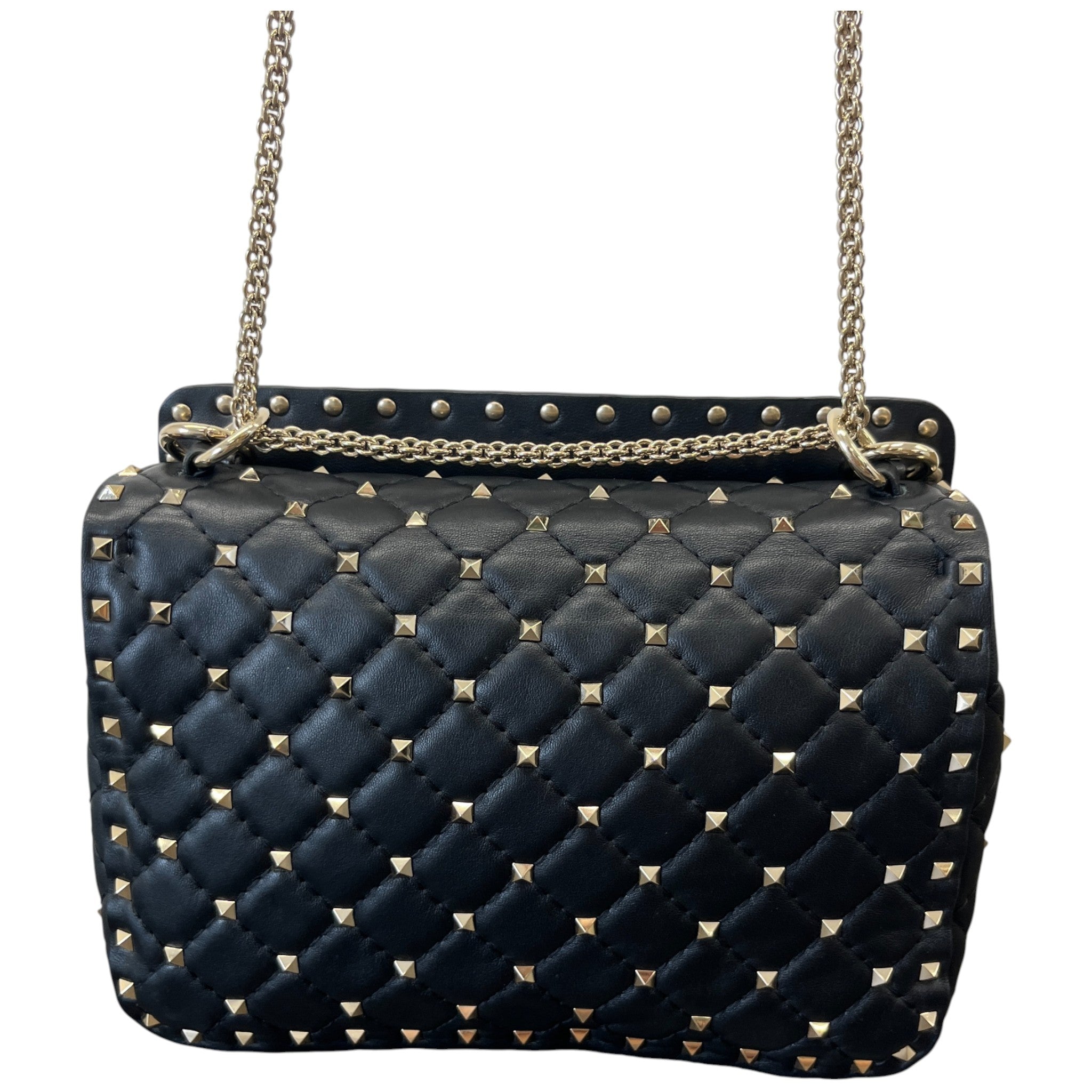 Women's Rock Stud Handbag Black