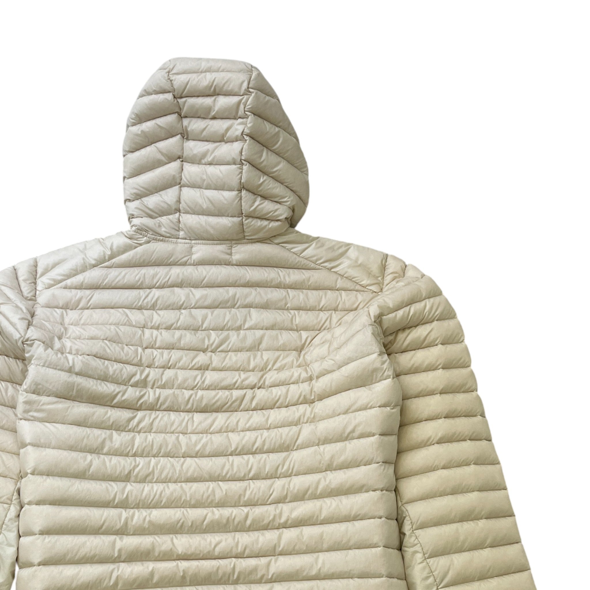 Men's Loom Woven Chambers Down Jacket Cream Size XXL