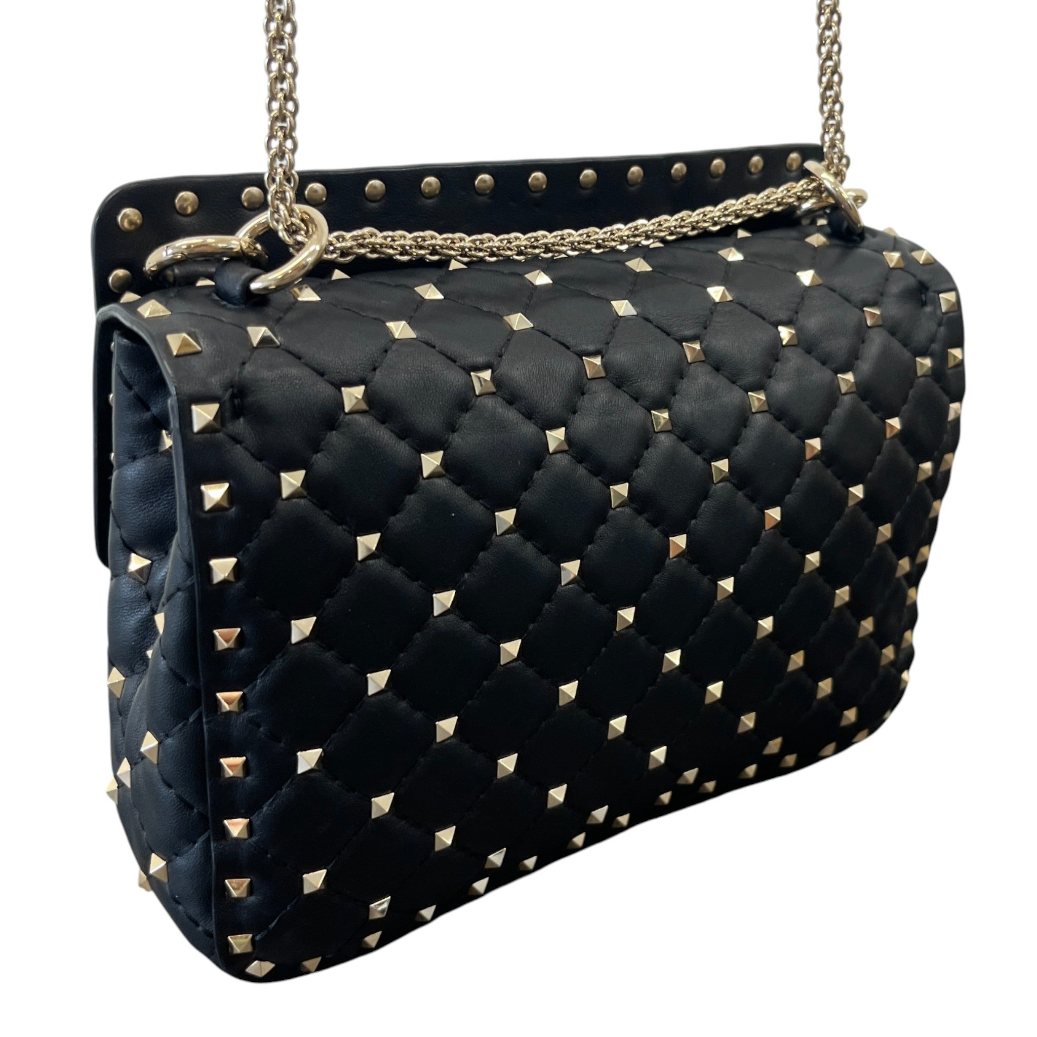 Women's Rock Stud Handbag Black