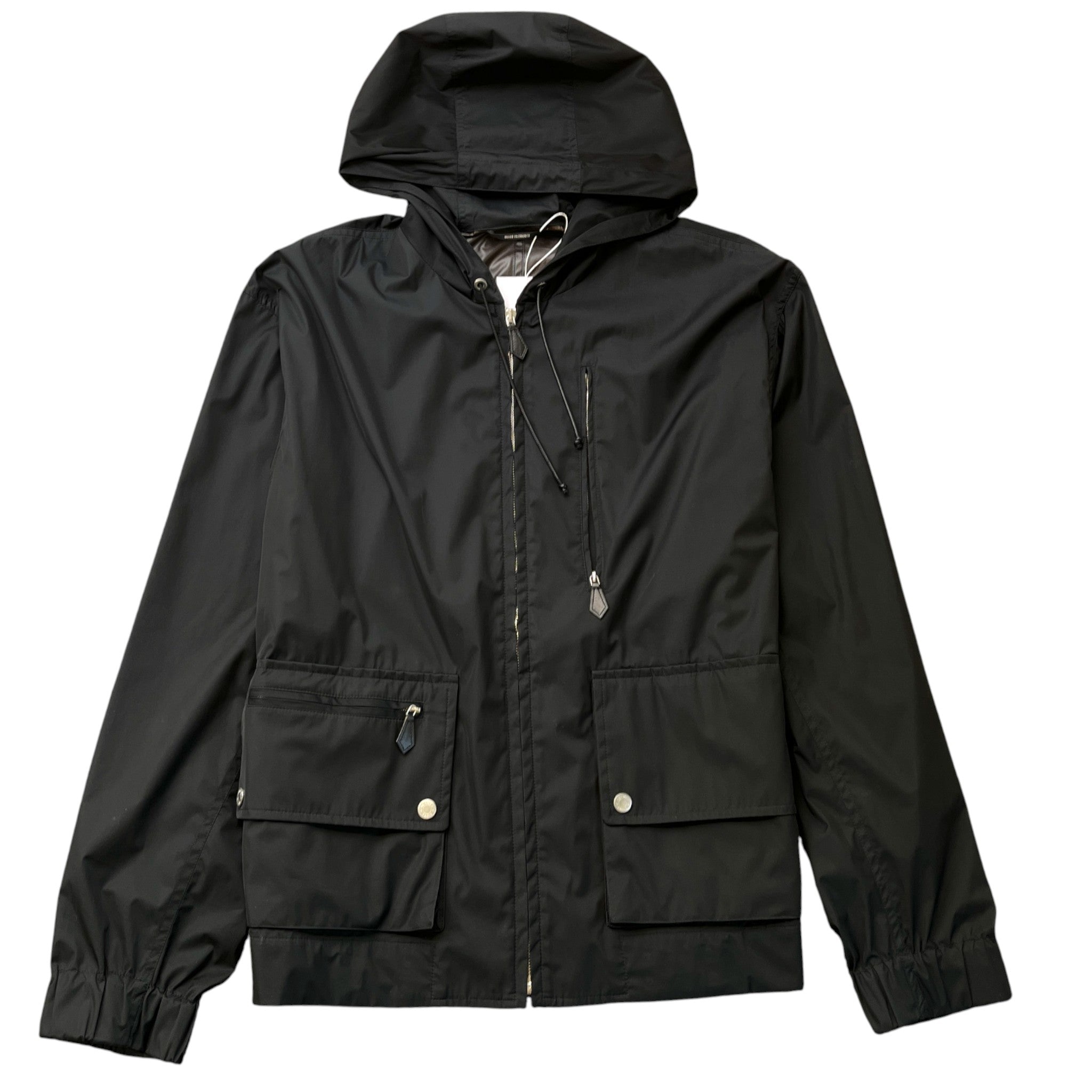 Men's Pocket Jacket Black Size IT 52 / XL