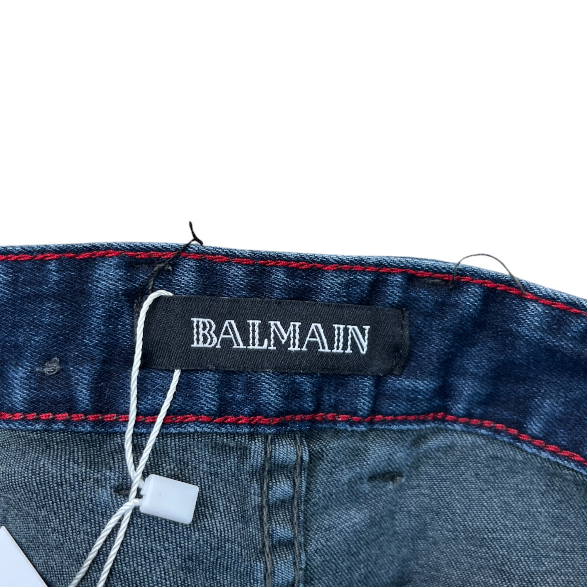 Men's B Logo Jeans Blue Size Waist 36"