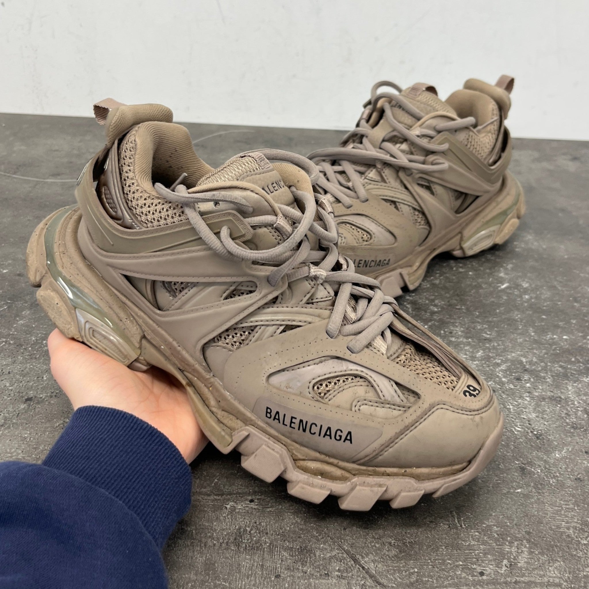 Women's Track Low Trainers Brown Size EU 38 / UK 5