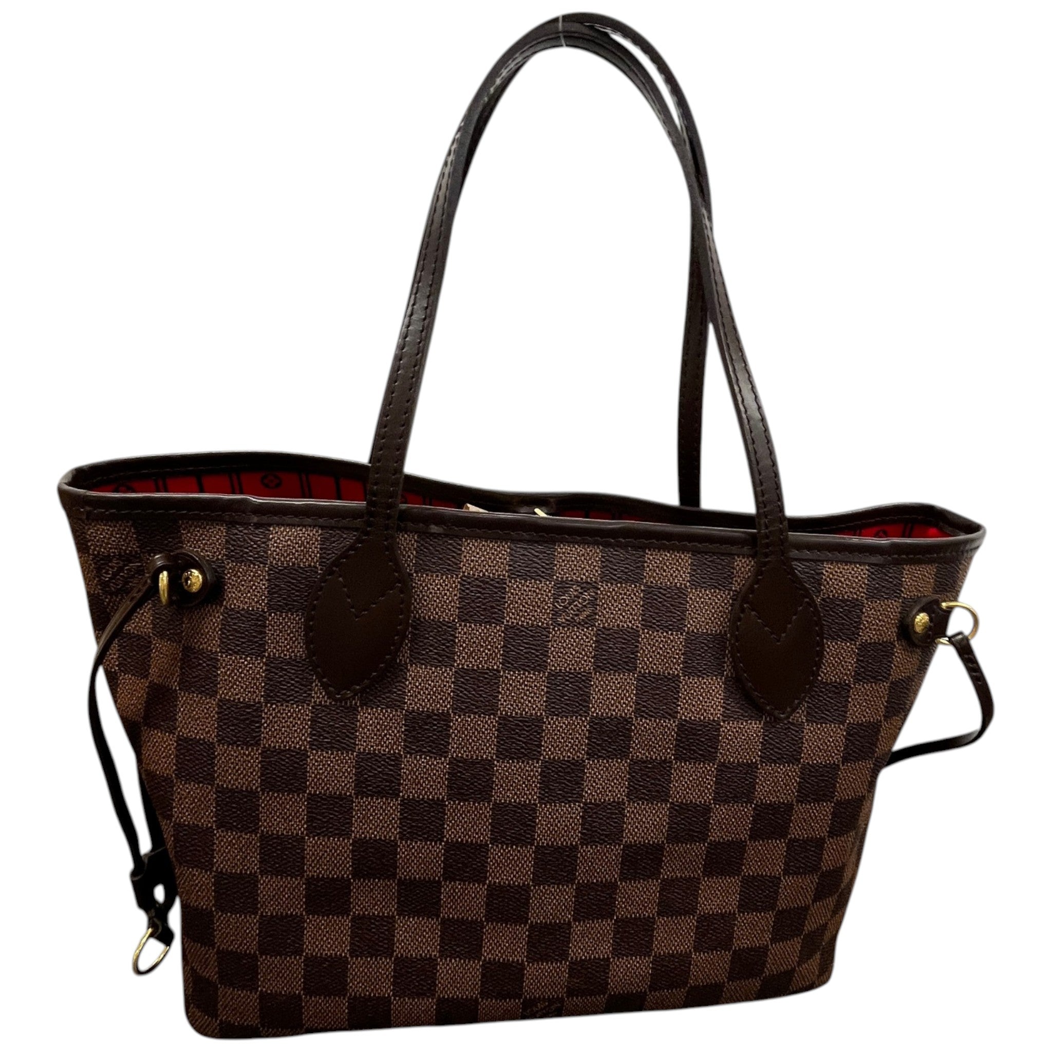 Women's Damier Ebene Neverfull Pm Tote Bag Brown