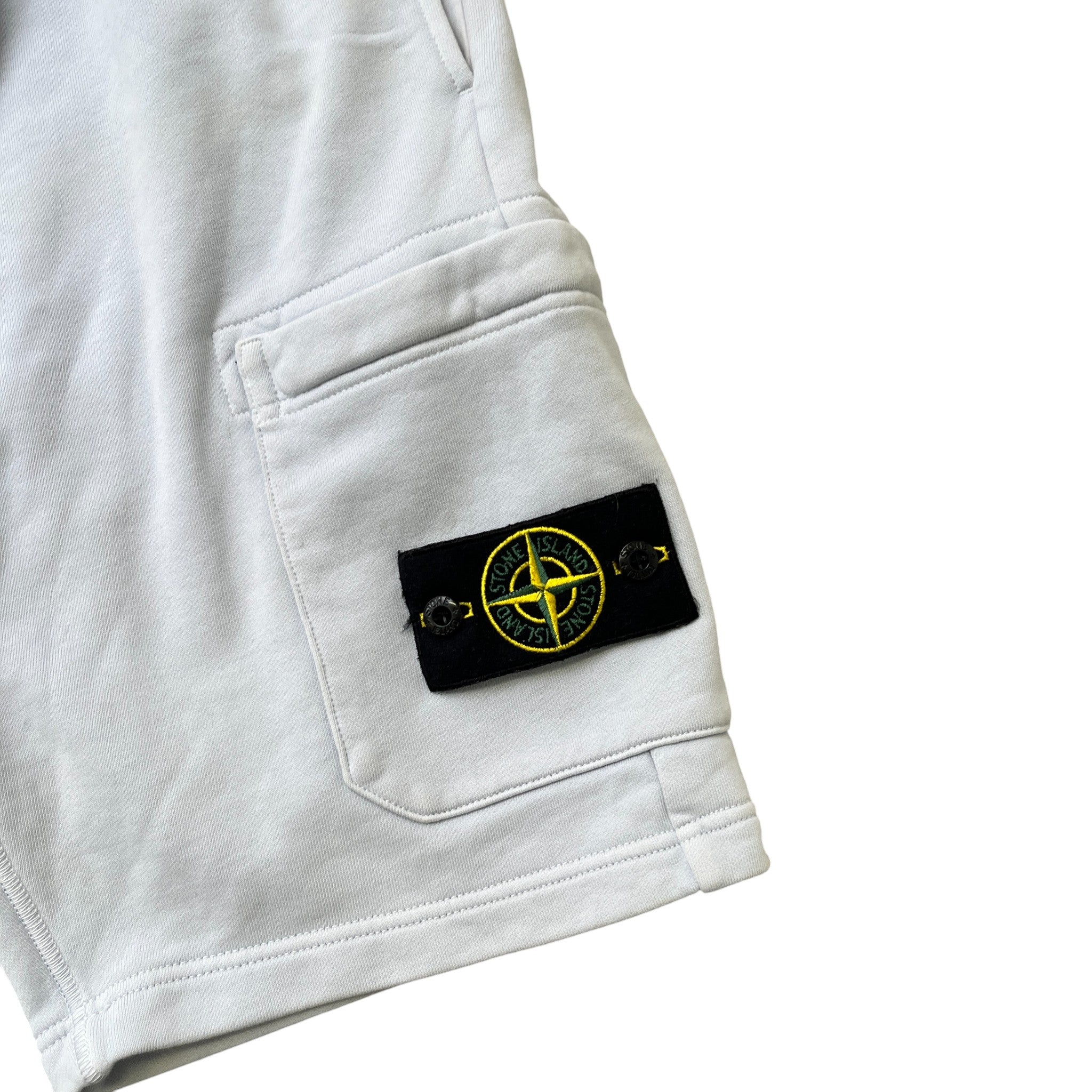 Men's Applique Logo Shorts Blue Size S