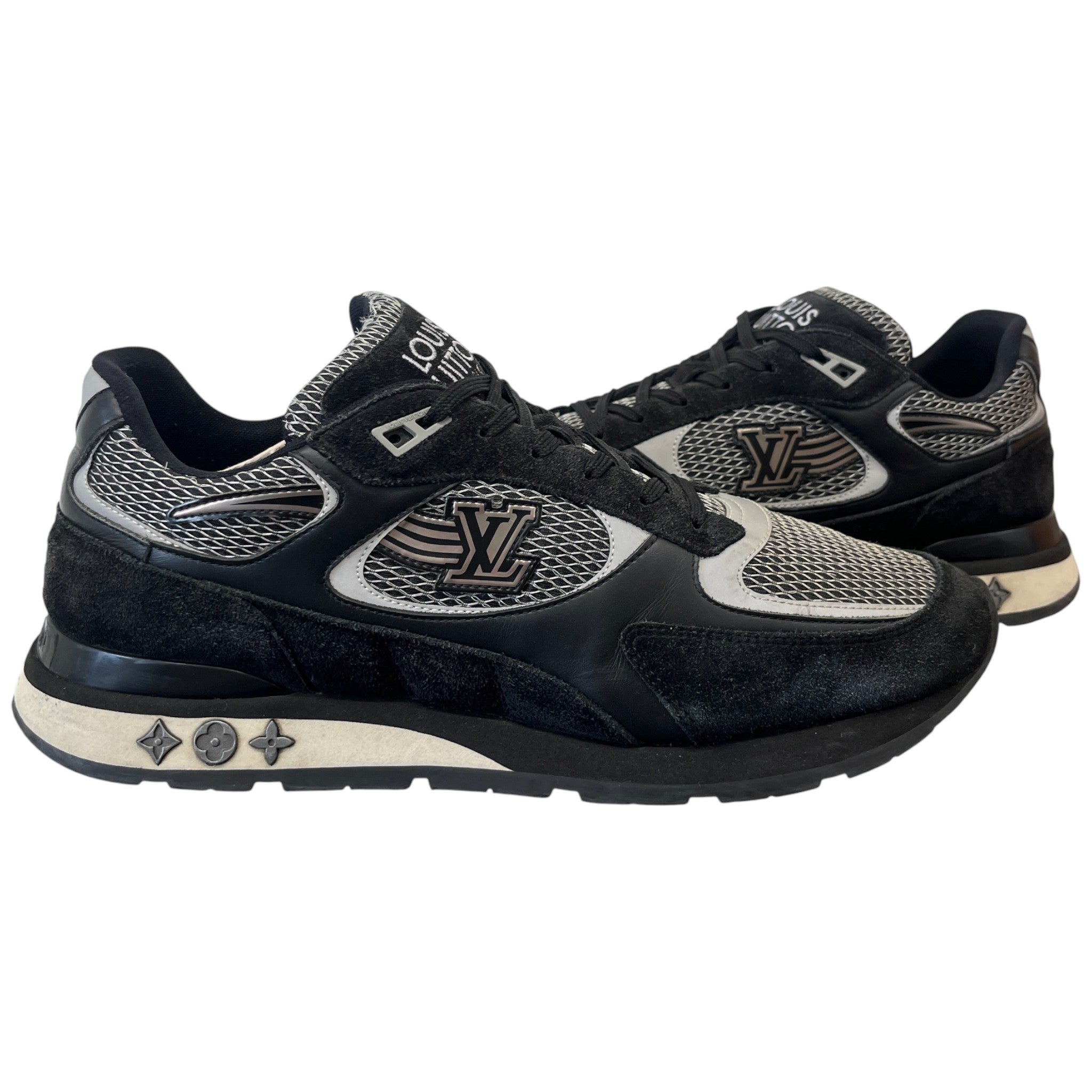 Men's Run Away Low Trainers Black Size EU 44.5 / UK 10.5