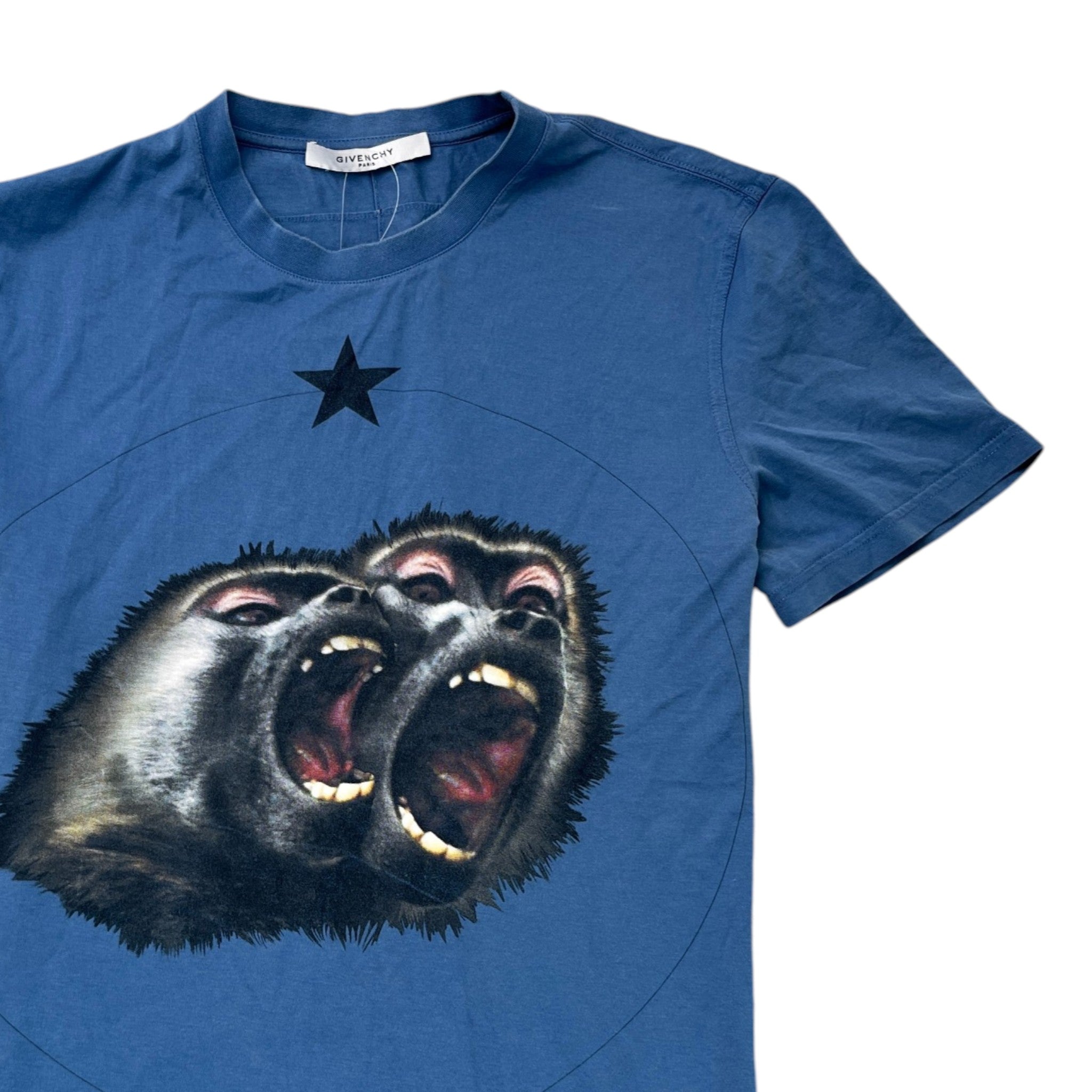 Men's Monkey Brothers T-Shirt Blue Size L