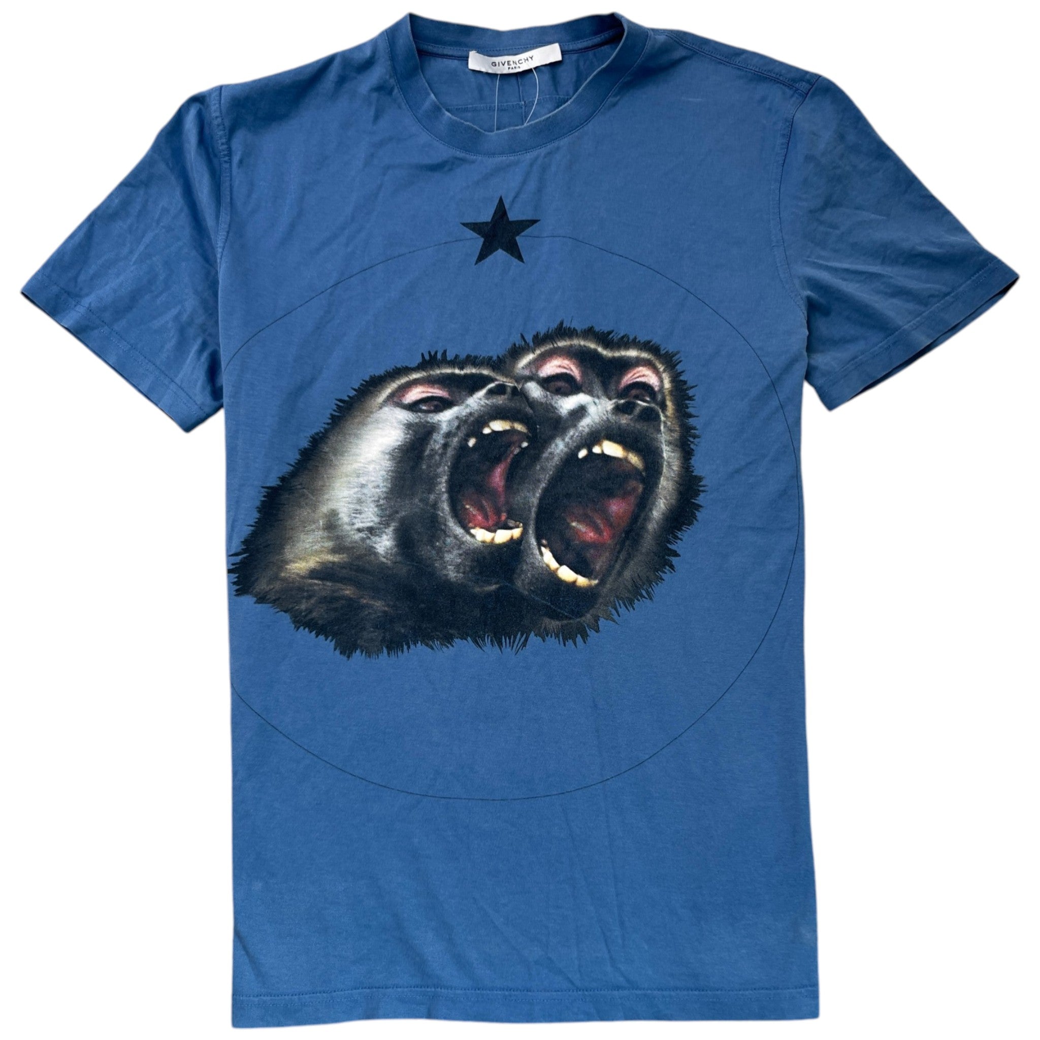 Men's Monkey Brothers T-Shirt Blue Size L