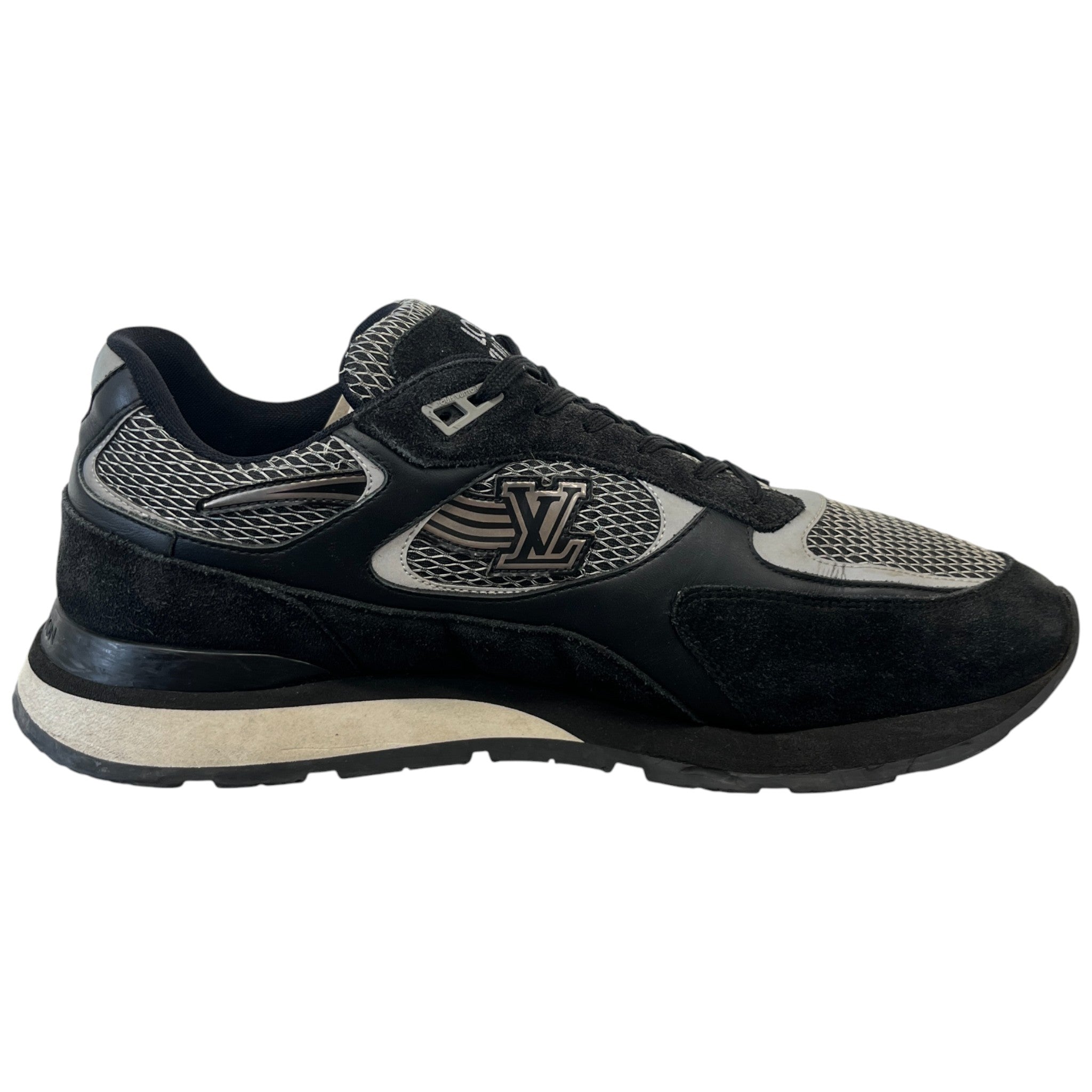 Men's Run Away Low Trainers Black Size EU 44.5 / UK 10.5