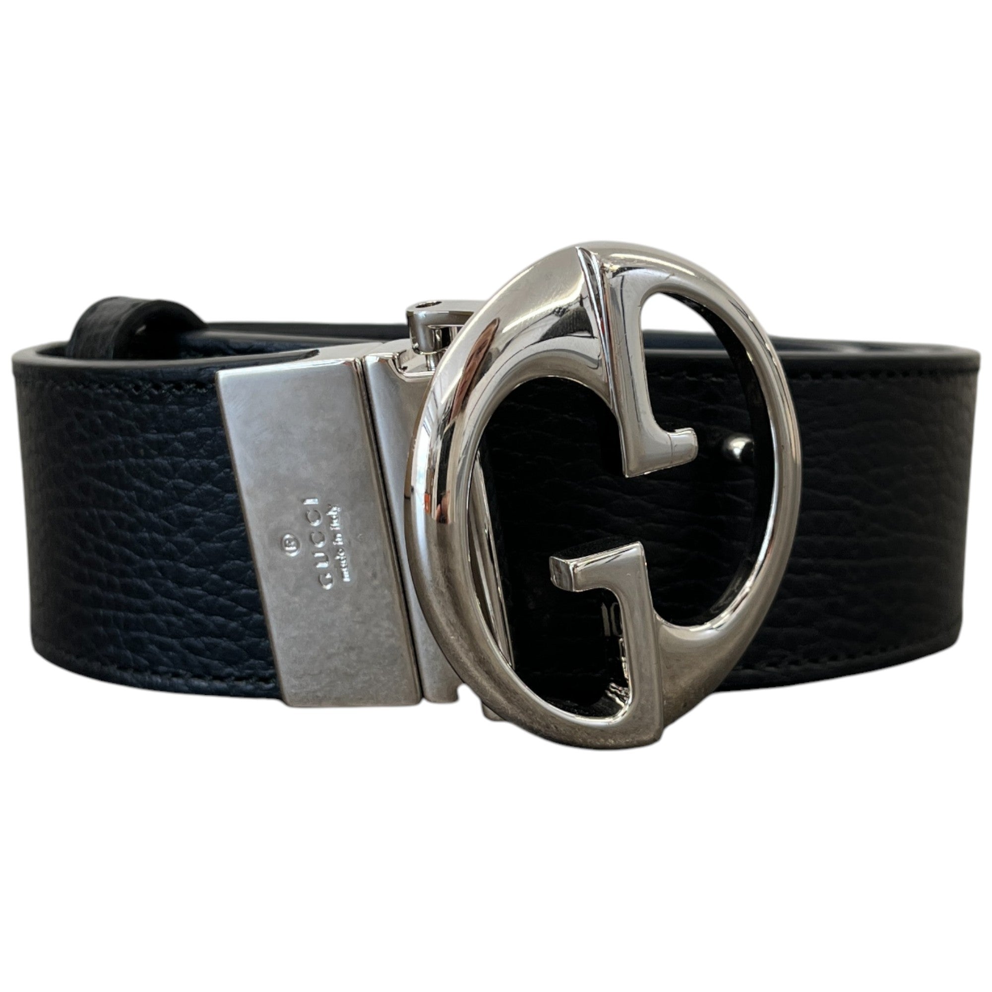 Men's Reversible Interlocking G Belt Black Size Waist 34"