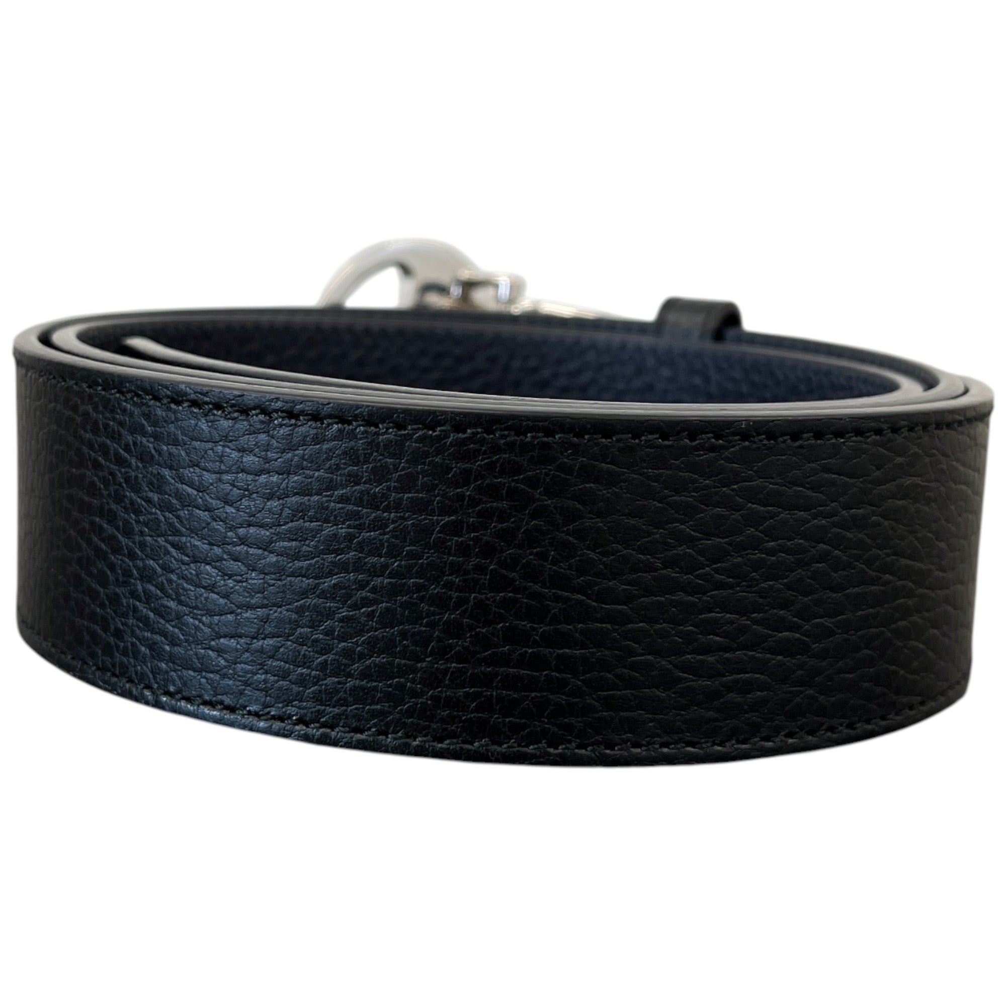 Men's Reversible Interlocking G Belt Black Size Waist 34"