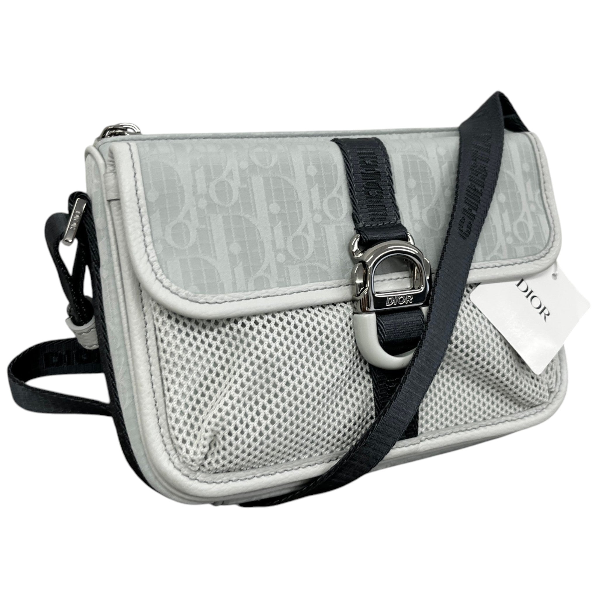 Men's Parley Oblique Mini Messenger Bag Blue