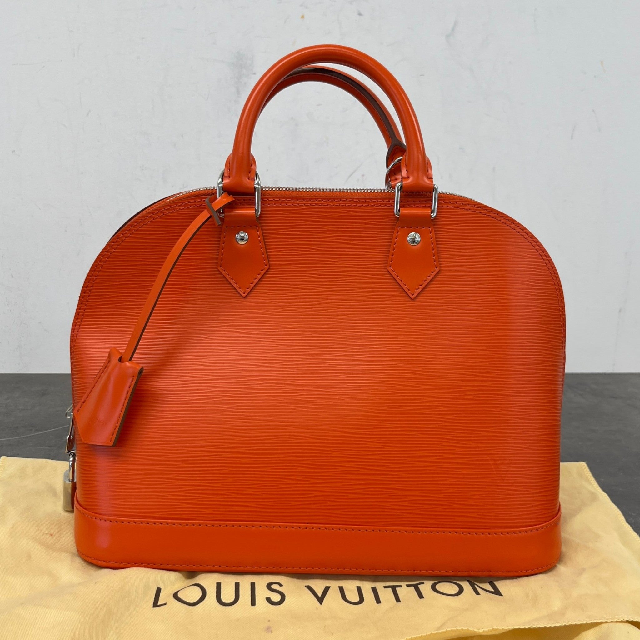 Women's Epi Leather Alma Pm Bag Orange