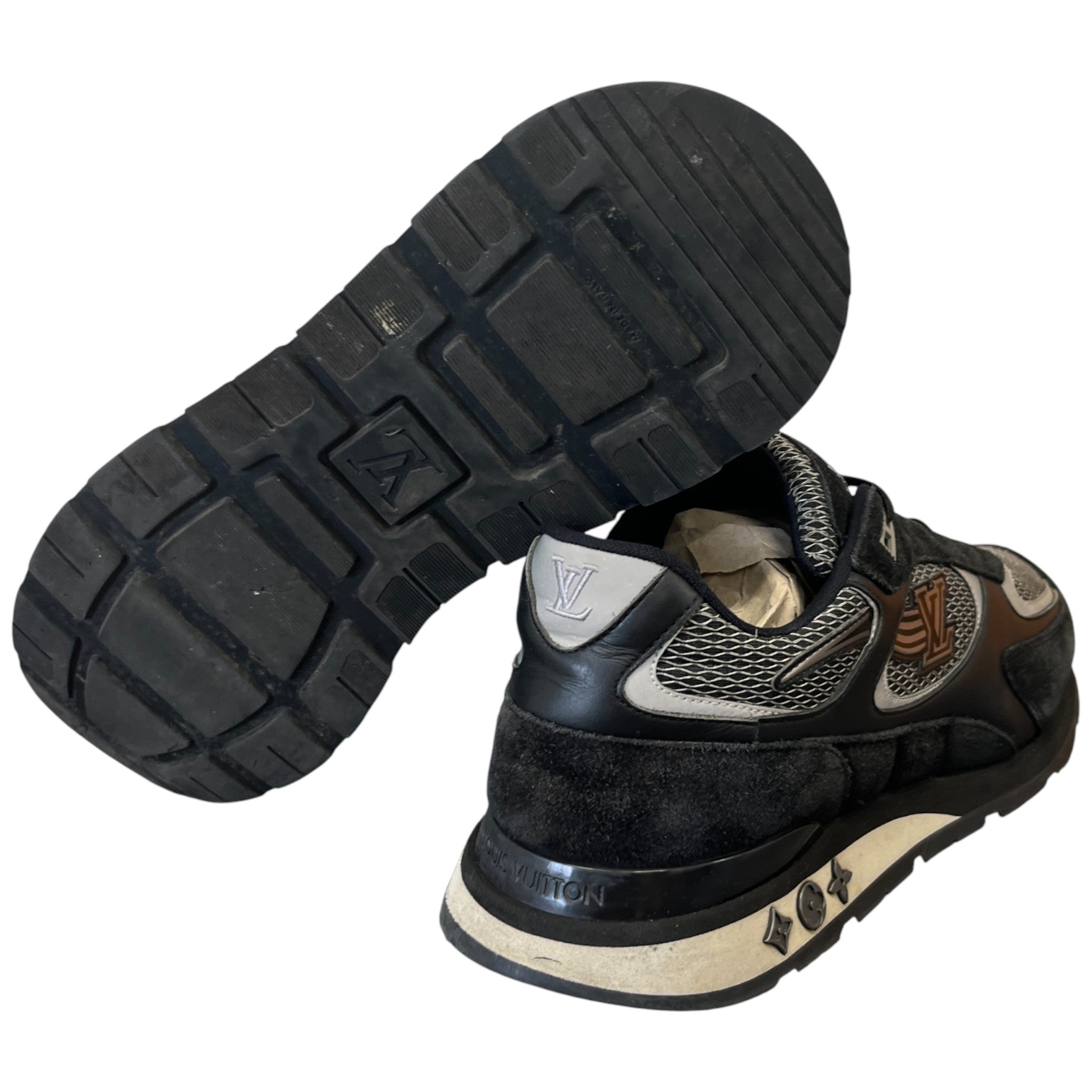 Men's Run Away Low Trainers Black Size EU 44.5 / UK 10.5