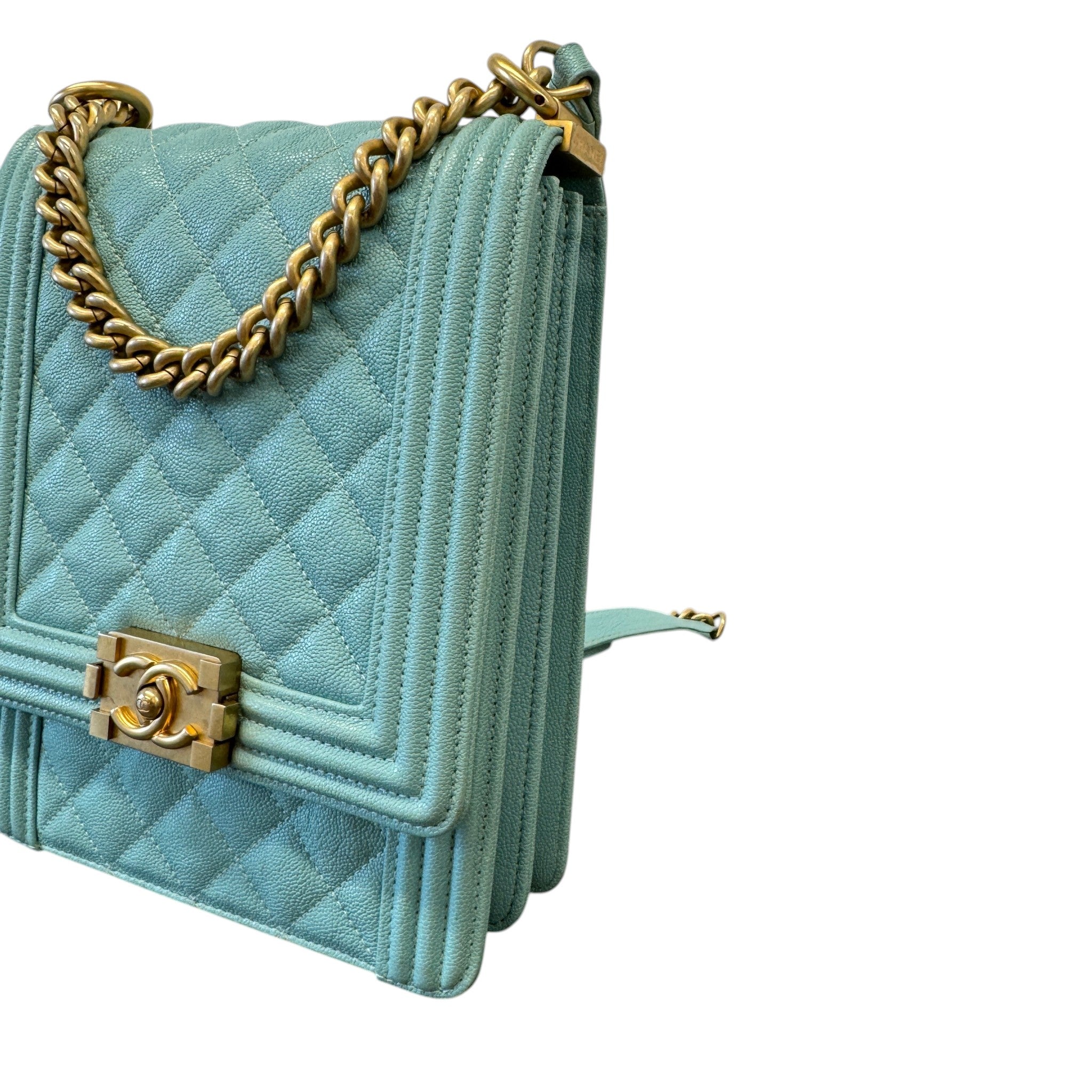 Women's North/South Boy Handbag Blue