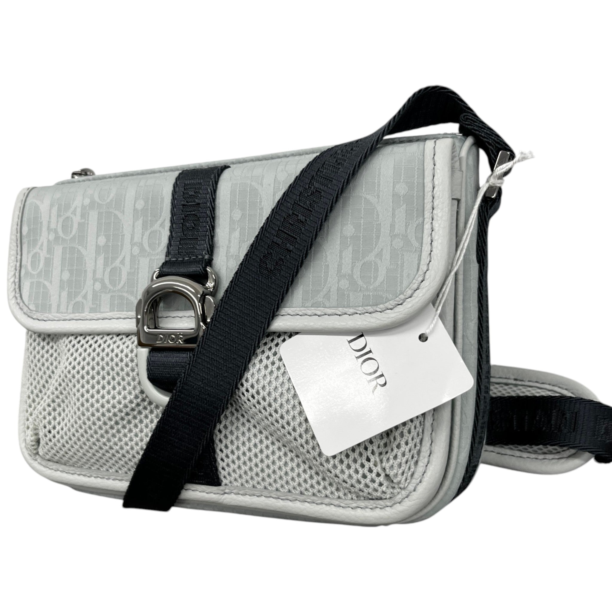 Men's Parley Oblique Mini Messenger Bag Blue