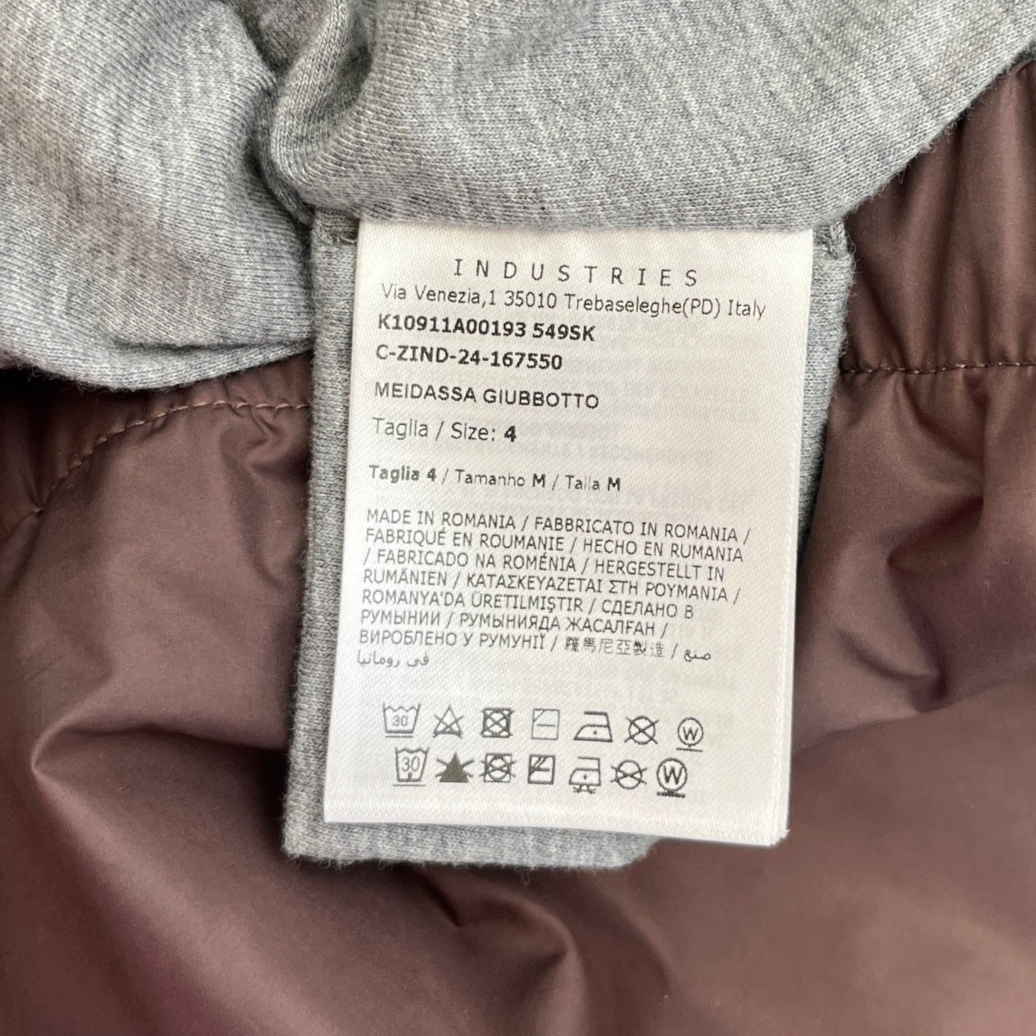 Men's Meidassa Jacket Brown Size 4 / XL