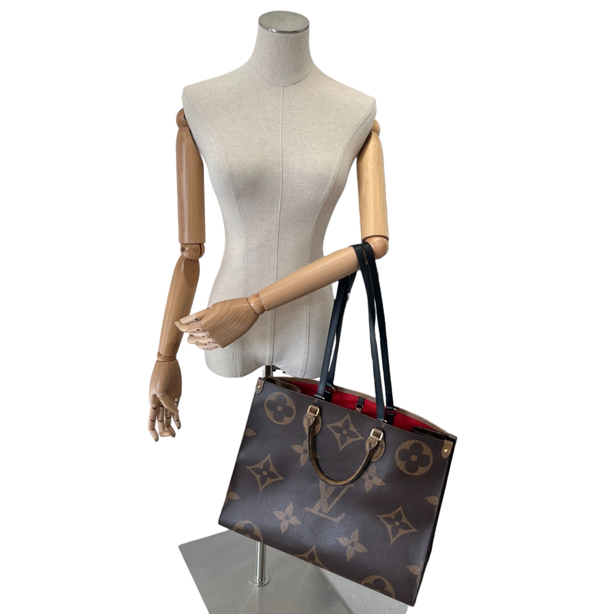 Women's Monogram Onthego Gm Tote Handbag Brown