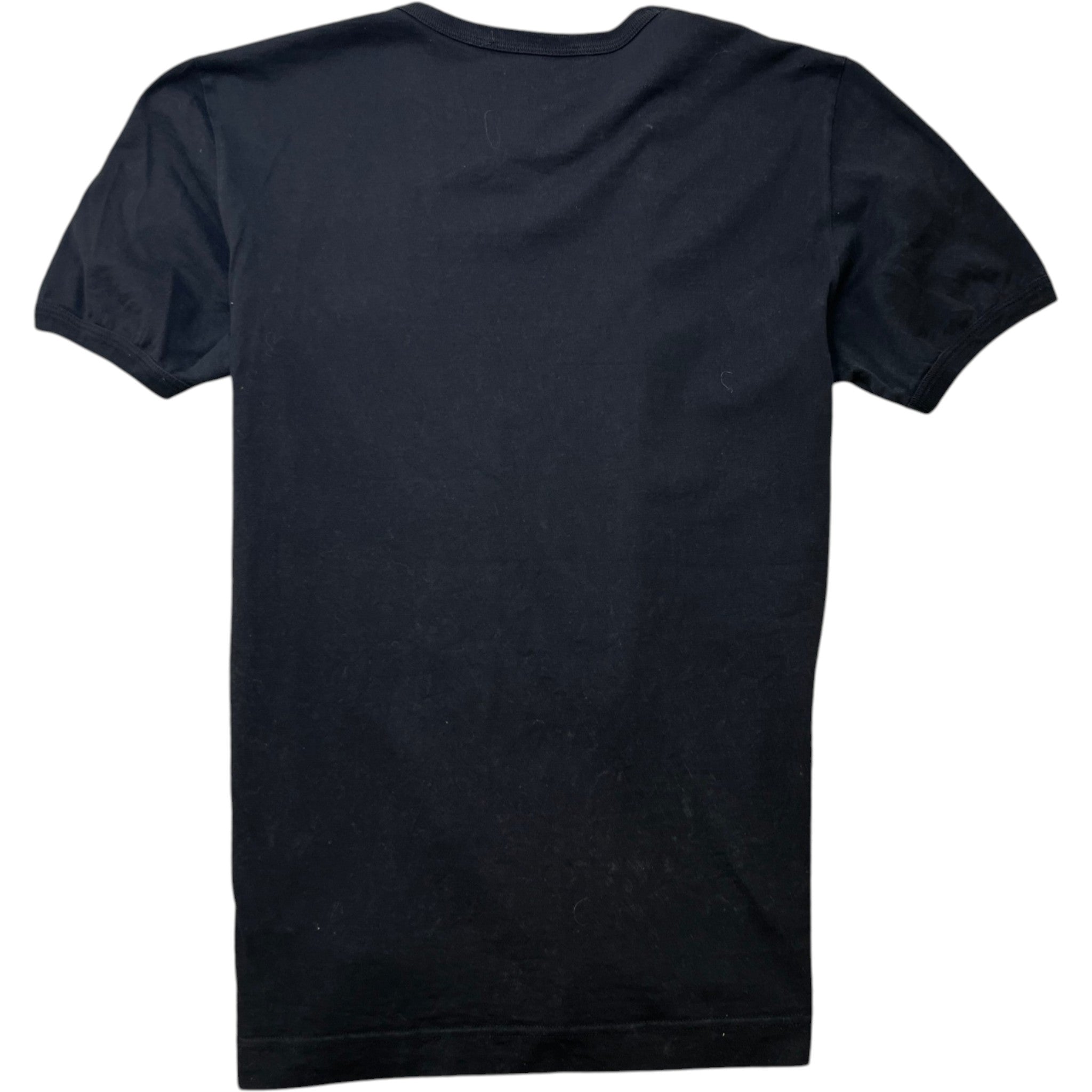 Men's Plaque Logo T-Shirt Black Size M
