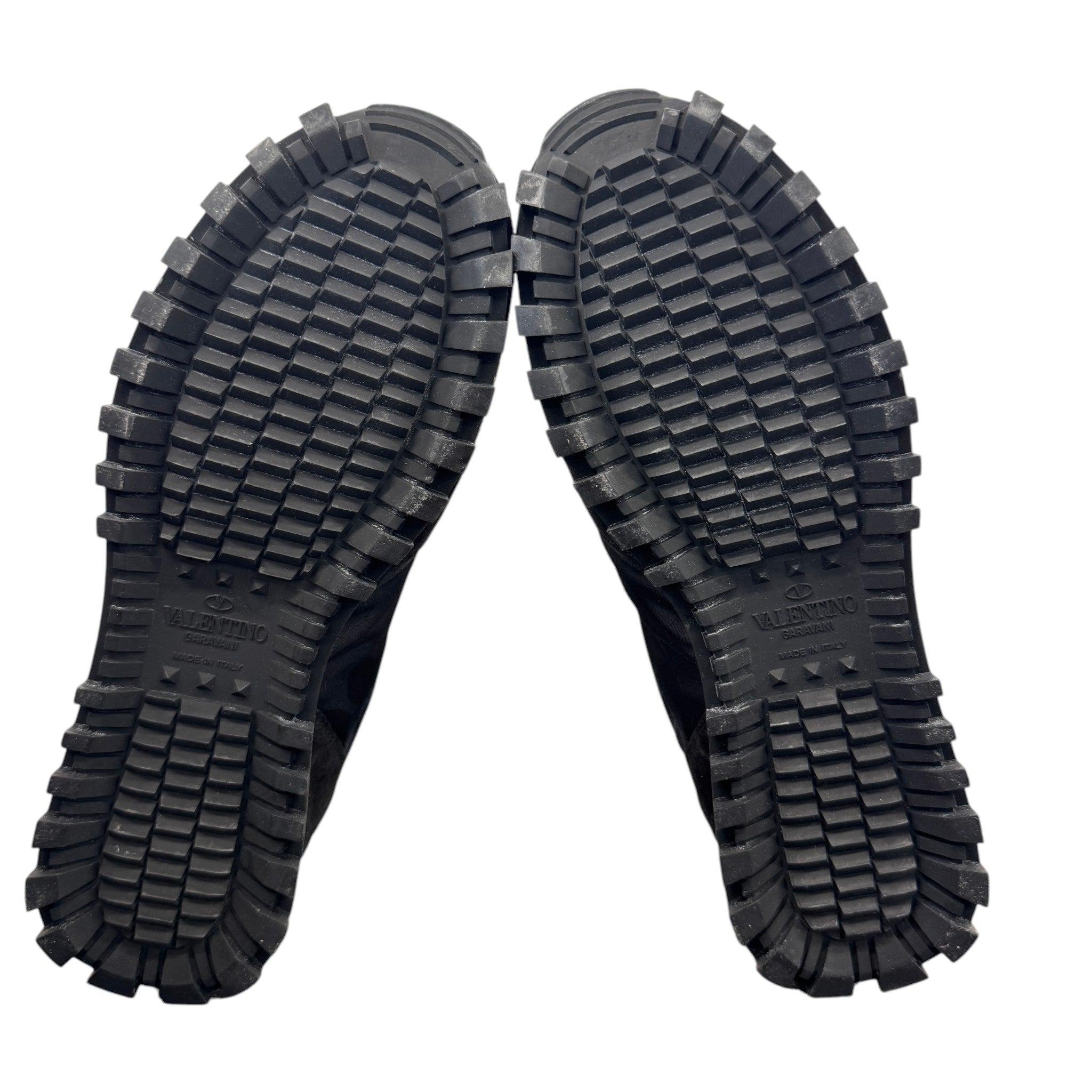 Men's Rockstud Low Trainers Black Size EU 41 / UK 7