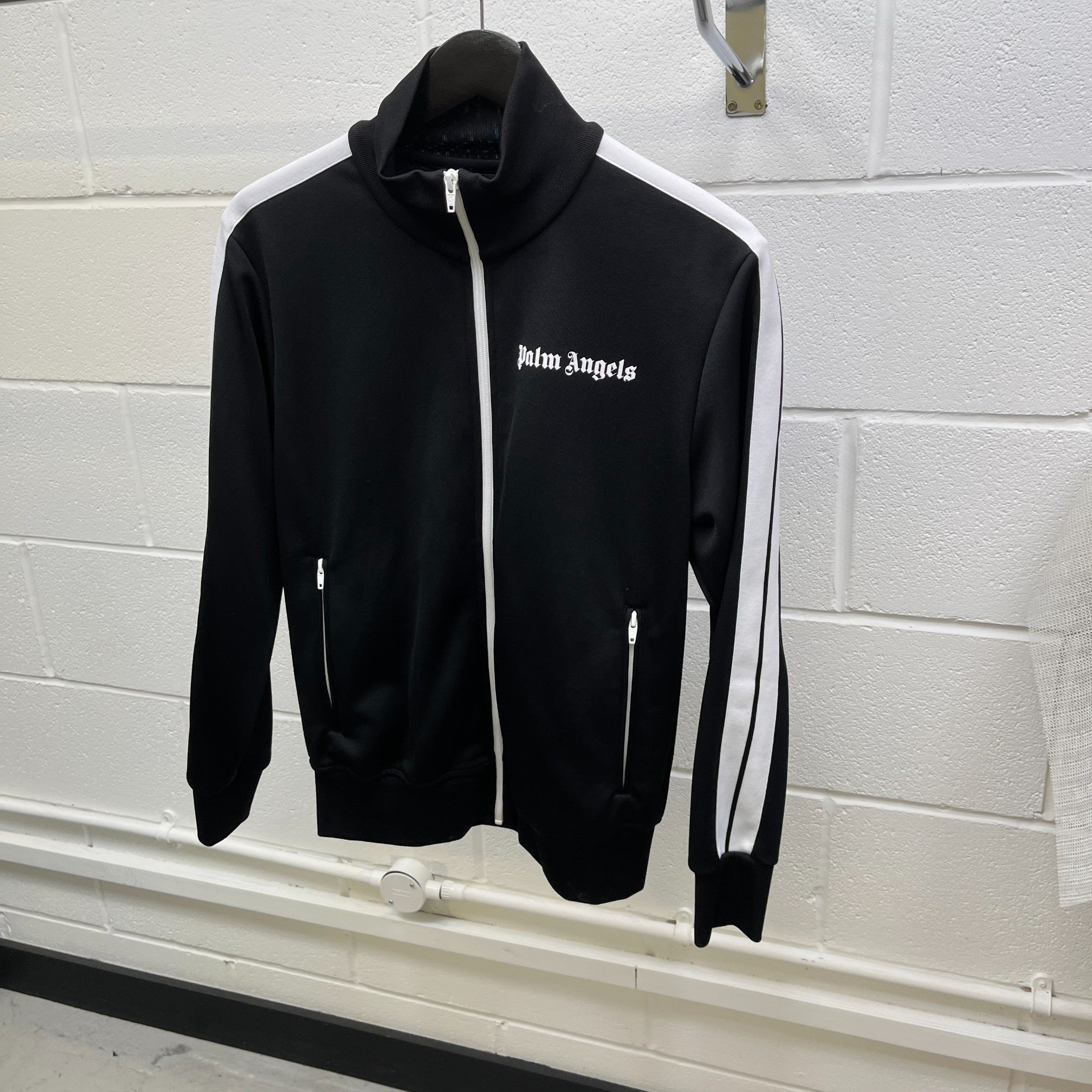 Men's Logo Track Jacket Black Size M